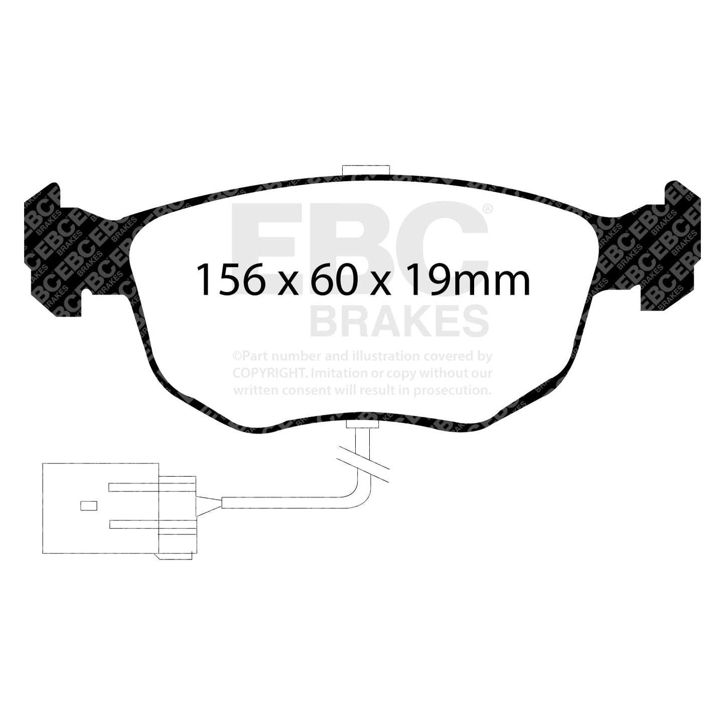 EBC Brakes Pad and Disc Kit (PD06KF266)