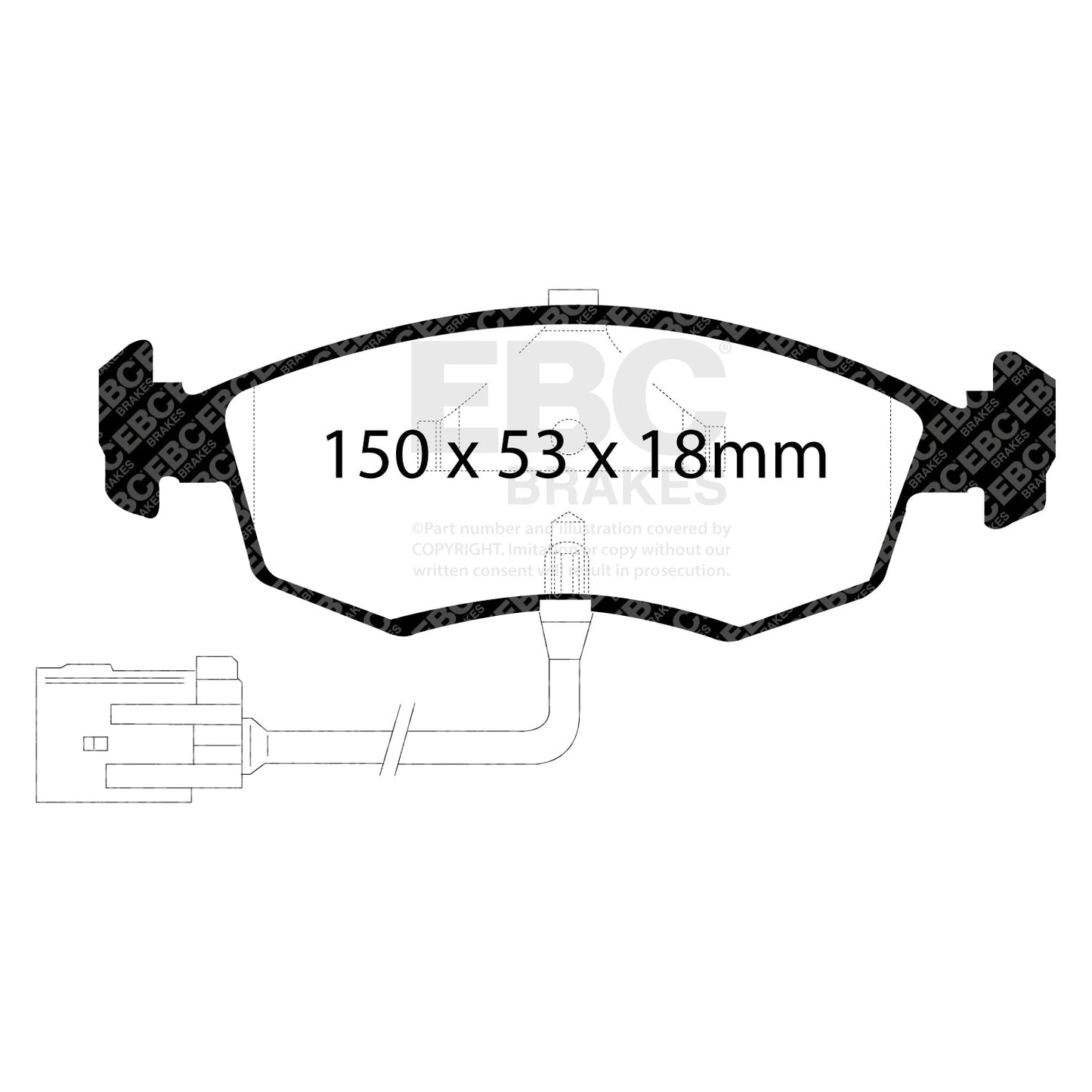 EBC Brakes Pad and Disc Kit (PDKF747)
