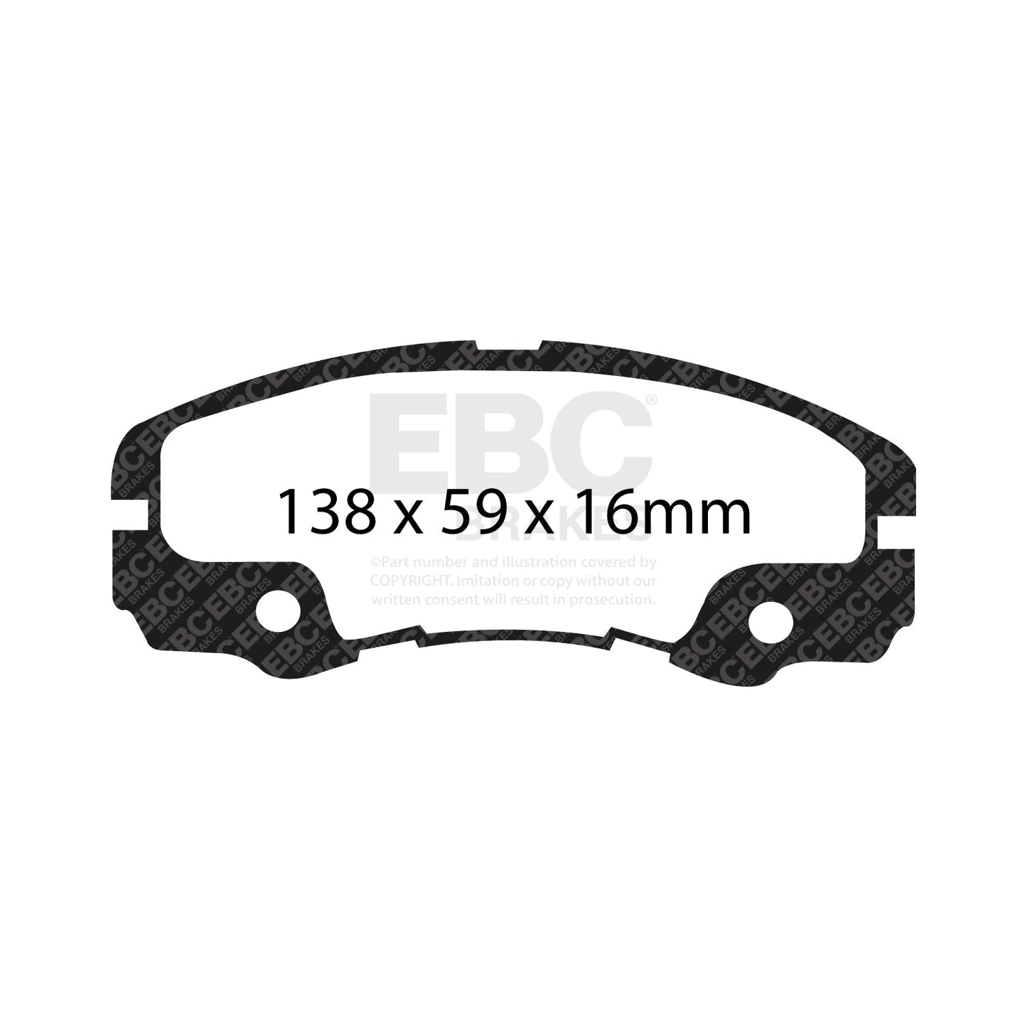 EBC Brakes Pad and Disc Full vehicle Kit (PD40K1444)