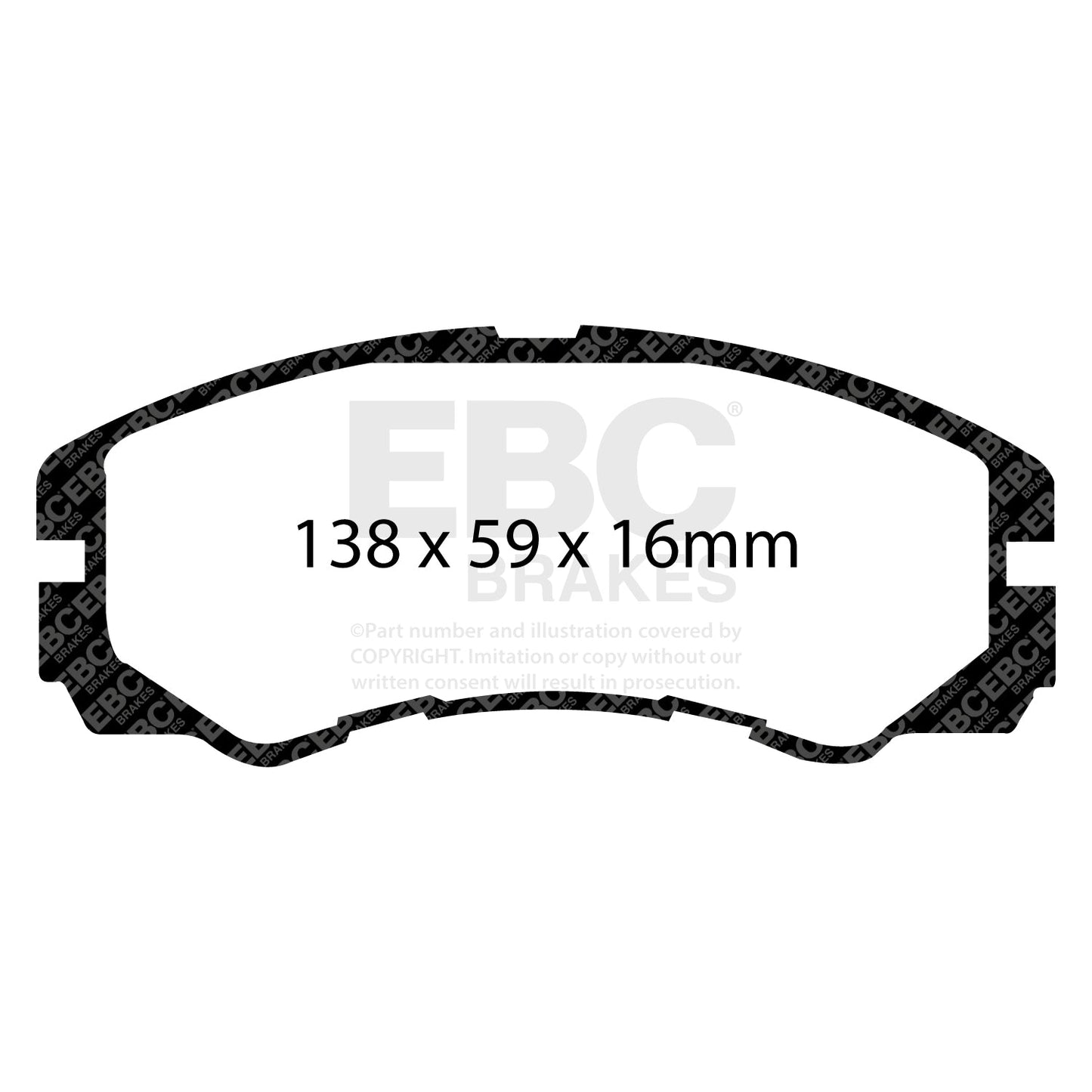 EBC Brakes Pad and Disc Full vehicle Kit (PD40K952)