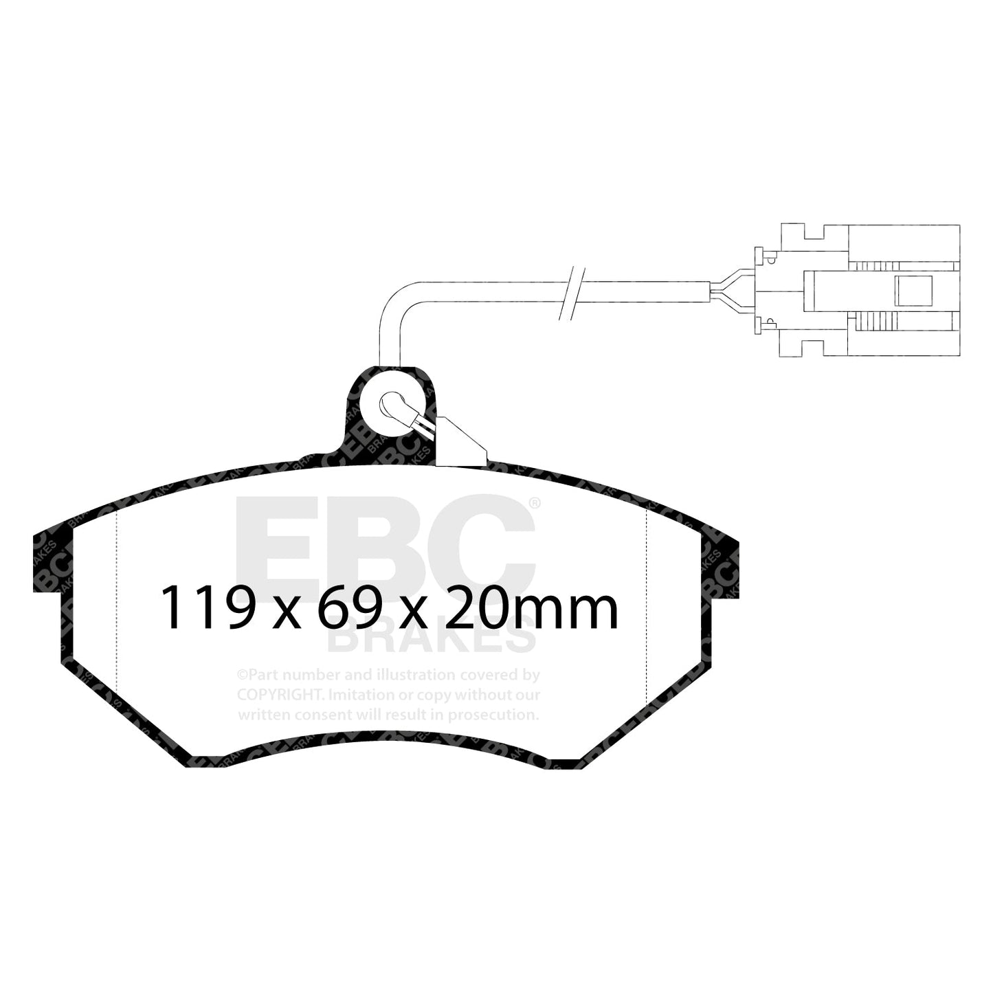 EBC Brakes Pad and Disc Kit (PD11KF1193)