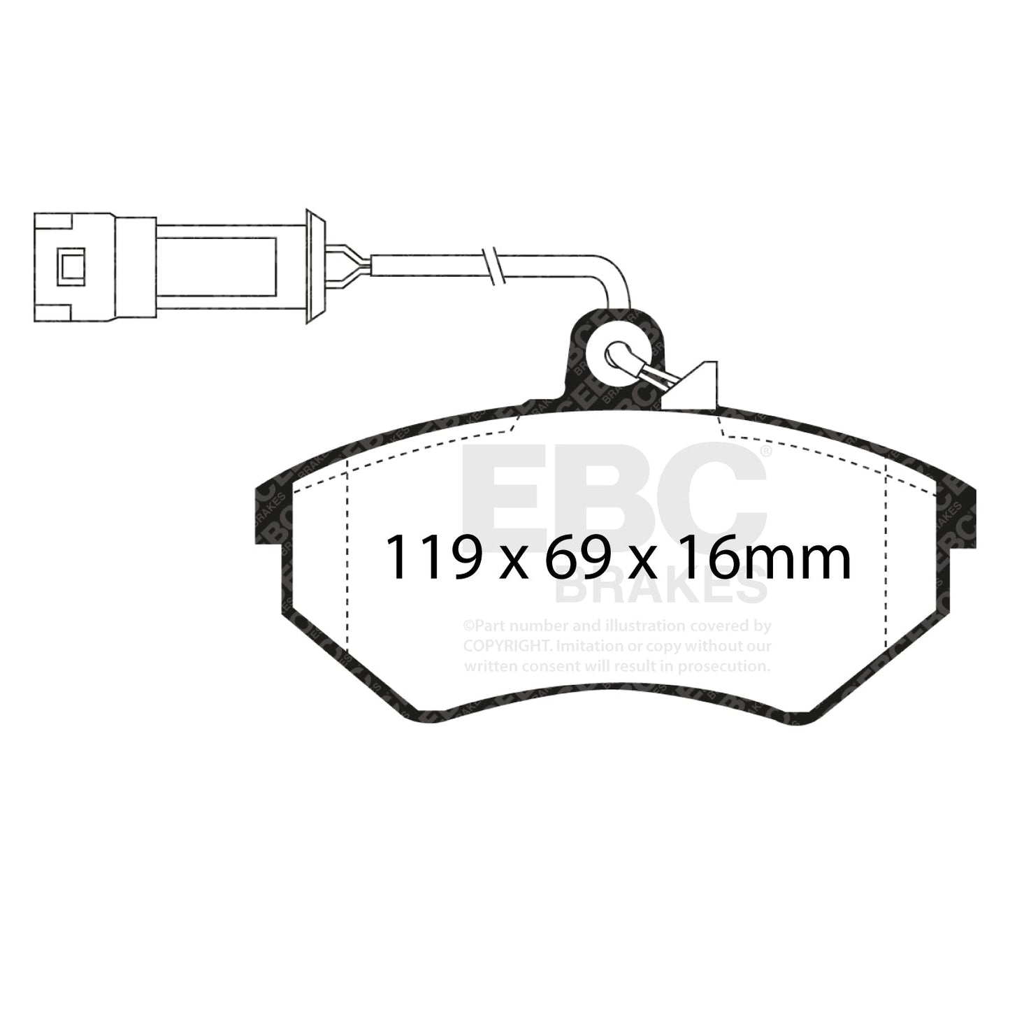 EBC Brakes Pad and Disc Kit (PDKF2087)
