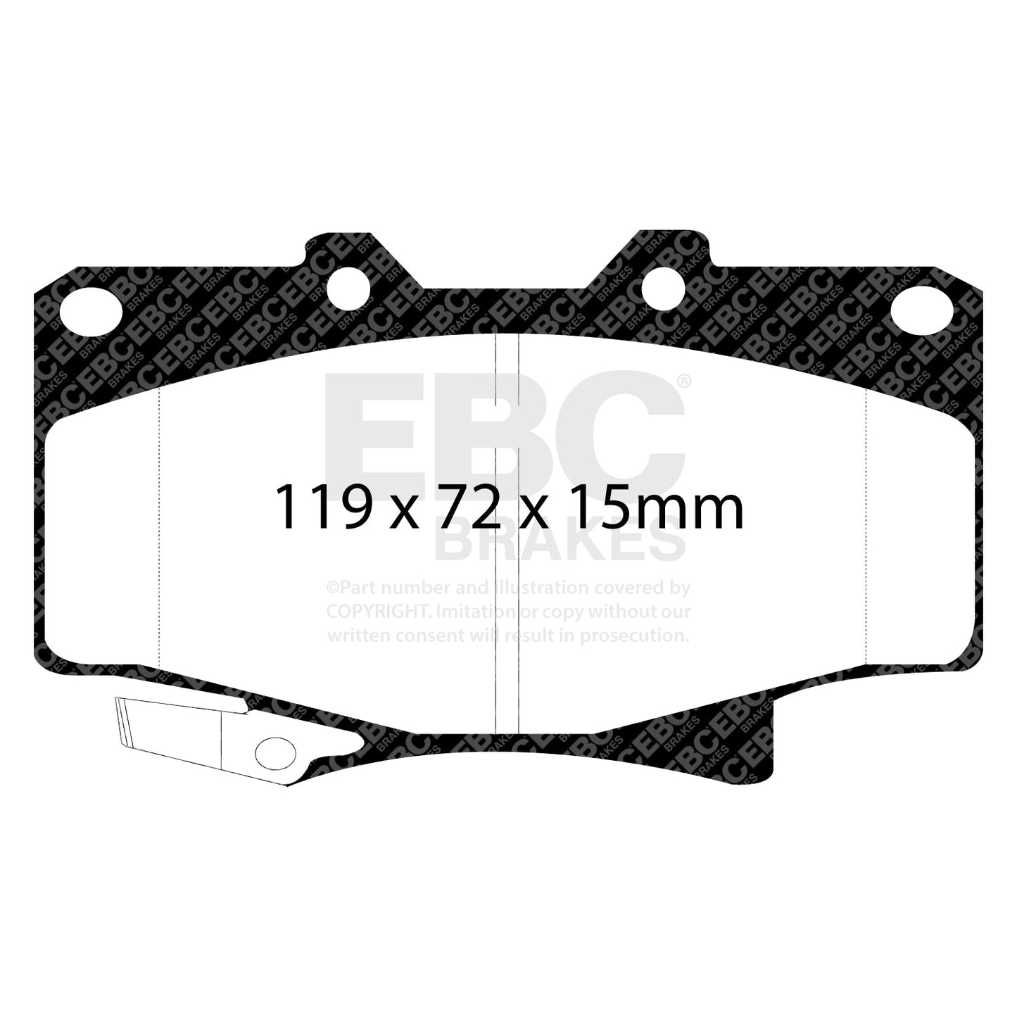EBC Brakes Pad and Disc Kit (PD04KF1195)