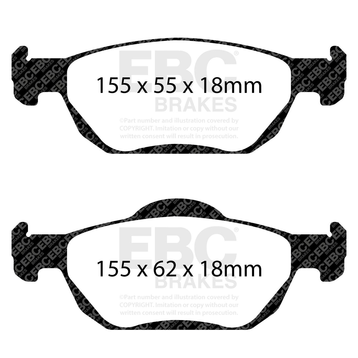 EBC Brakes Pad and Disc Kit (PD06KF286)