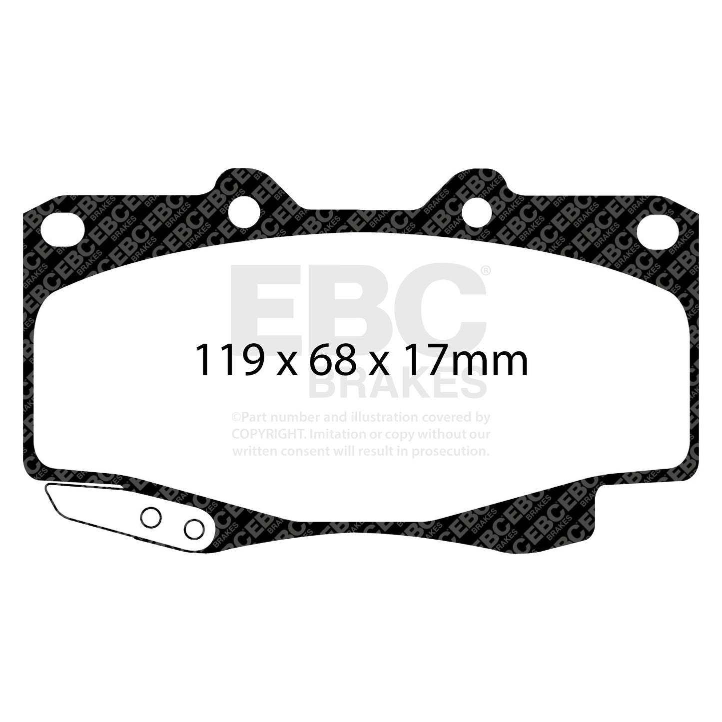EBC Brakes Pad and Disc Kit (PDKF2034)
