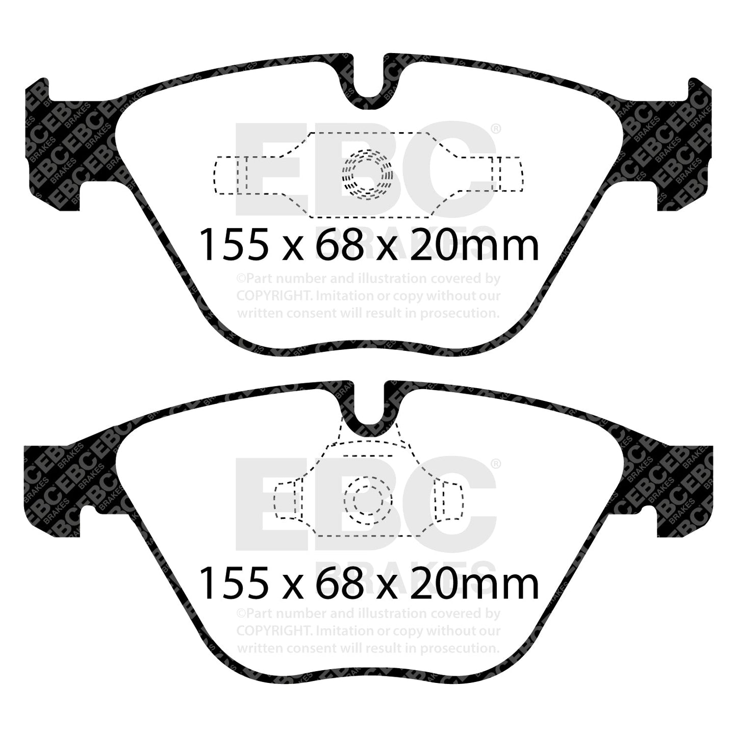 EBC Brakes Pad and Disc Kit (PD08KF624)