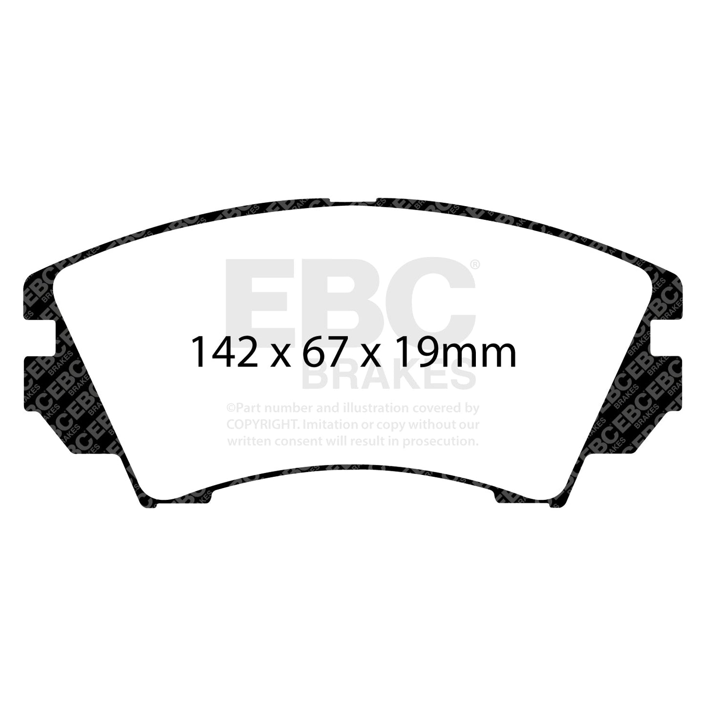 EBC Ultimax OE Replacement Brake Pad Set (DPX2014)