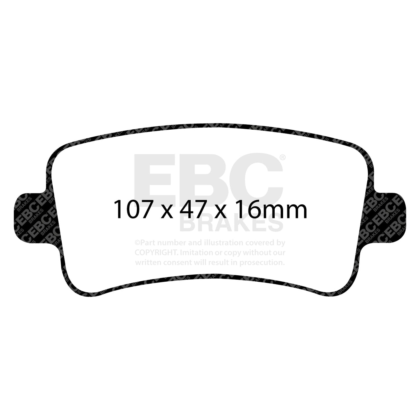 EBC Brakes Pad  and  Disc Kit (PD02KR475)