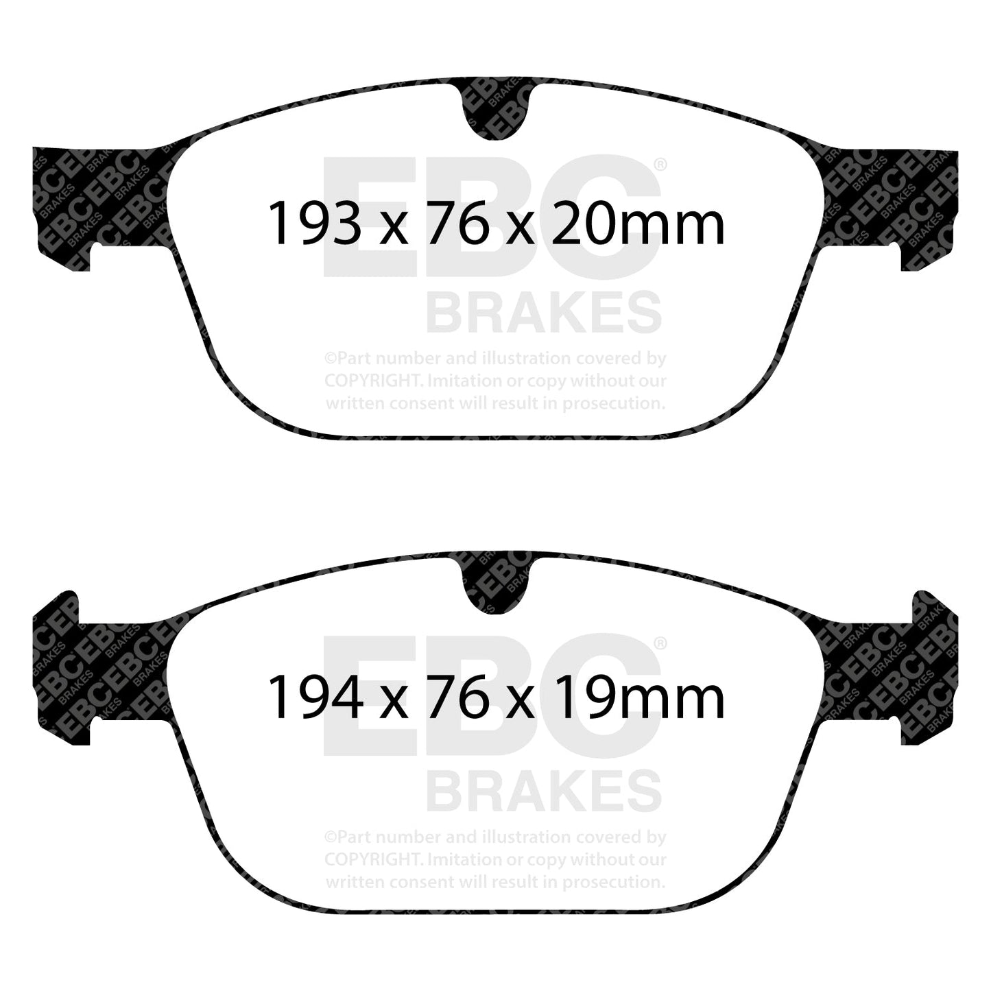 EBC Performance Pack Pad & Line Kit with Yellowstuff Pads (PLK1902)