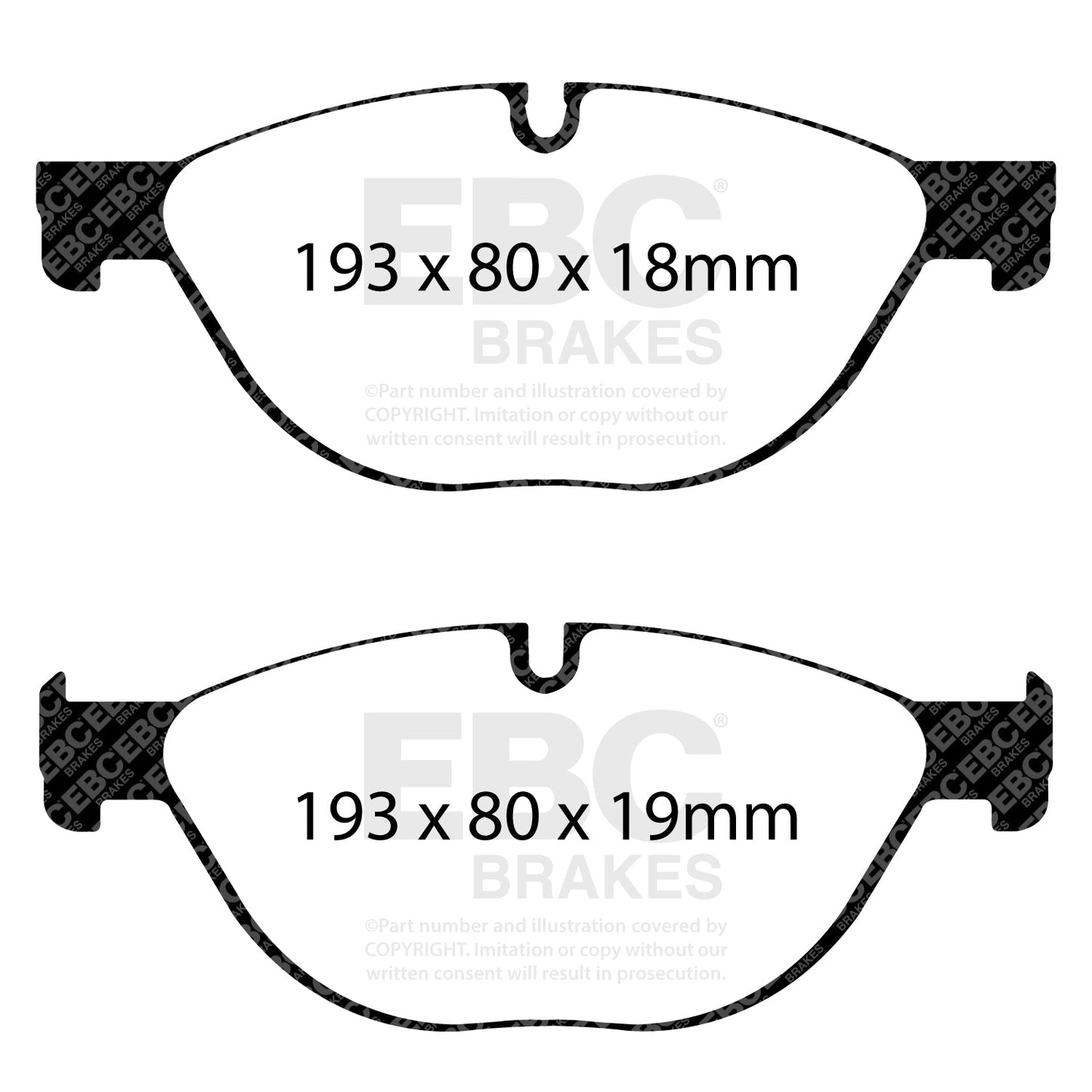 EBC Brakes Pad and Disc Kit (PDKF282)