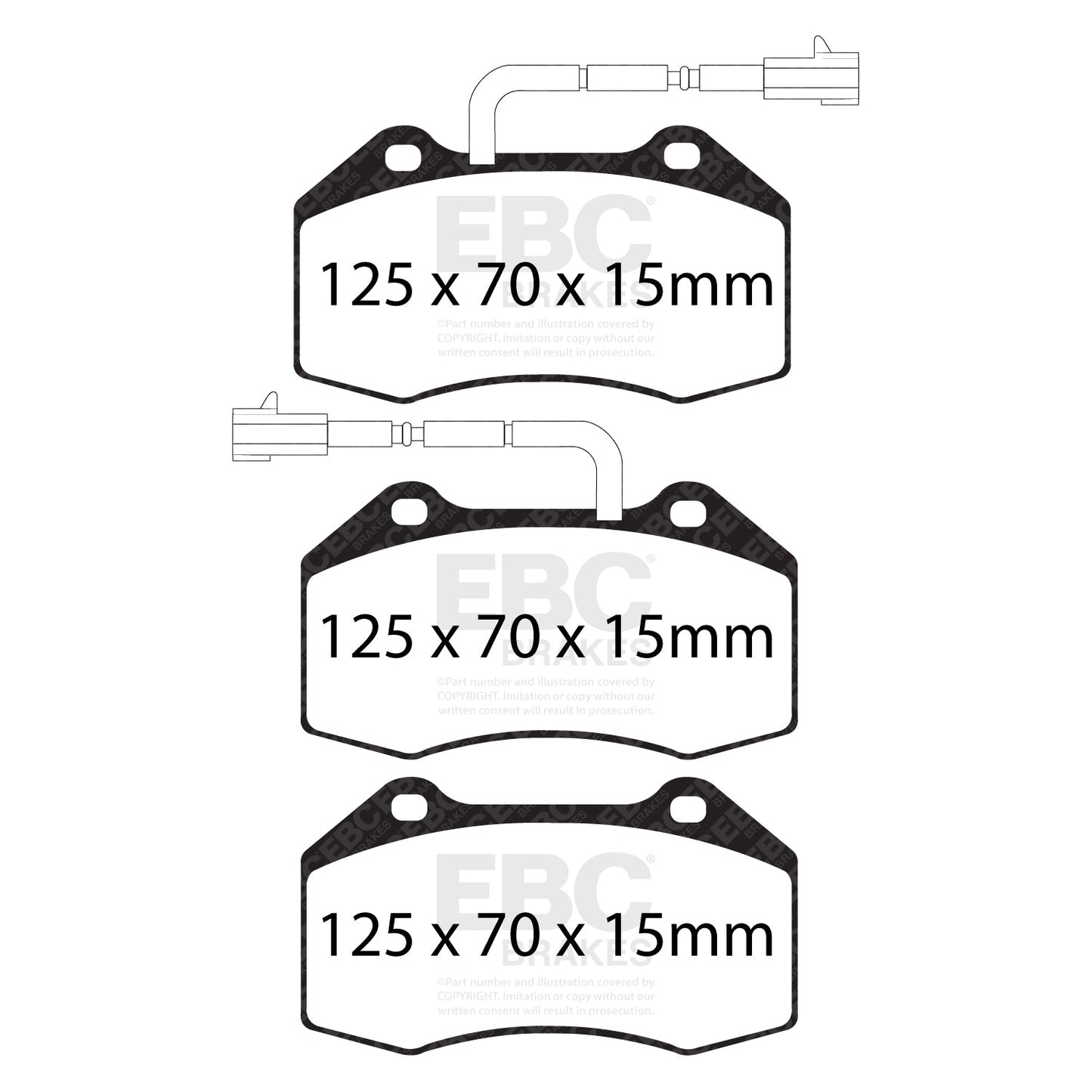 EBC Brakes Pad and Disc Kit (PD06KF031)