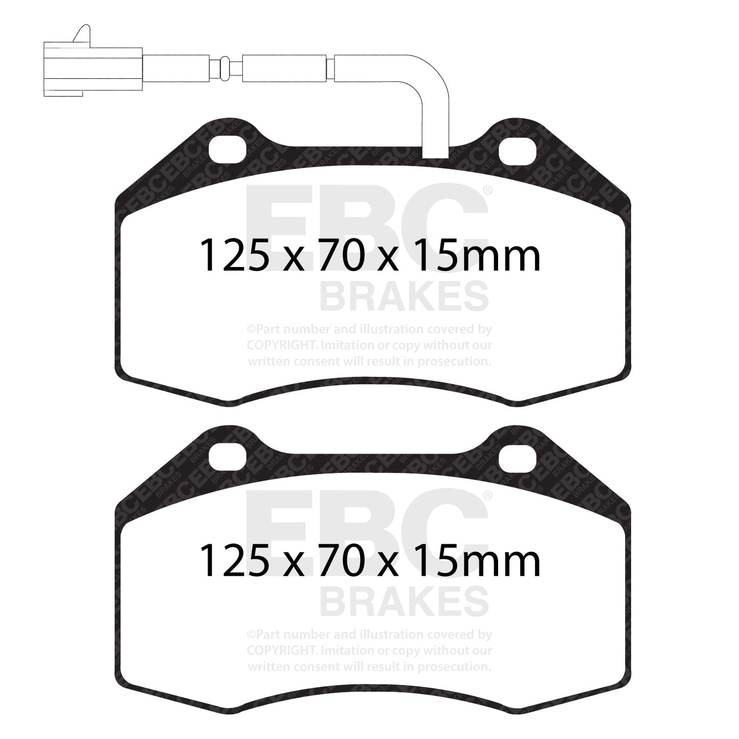 EBC Brakes Pad and Disc Kit (PD03KF041)
