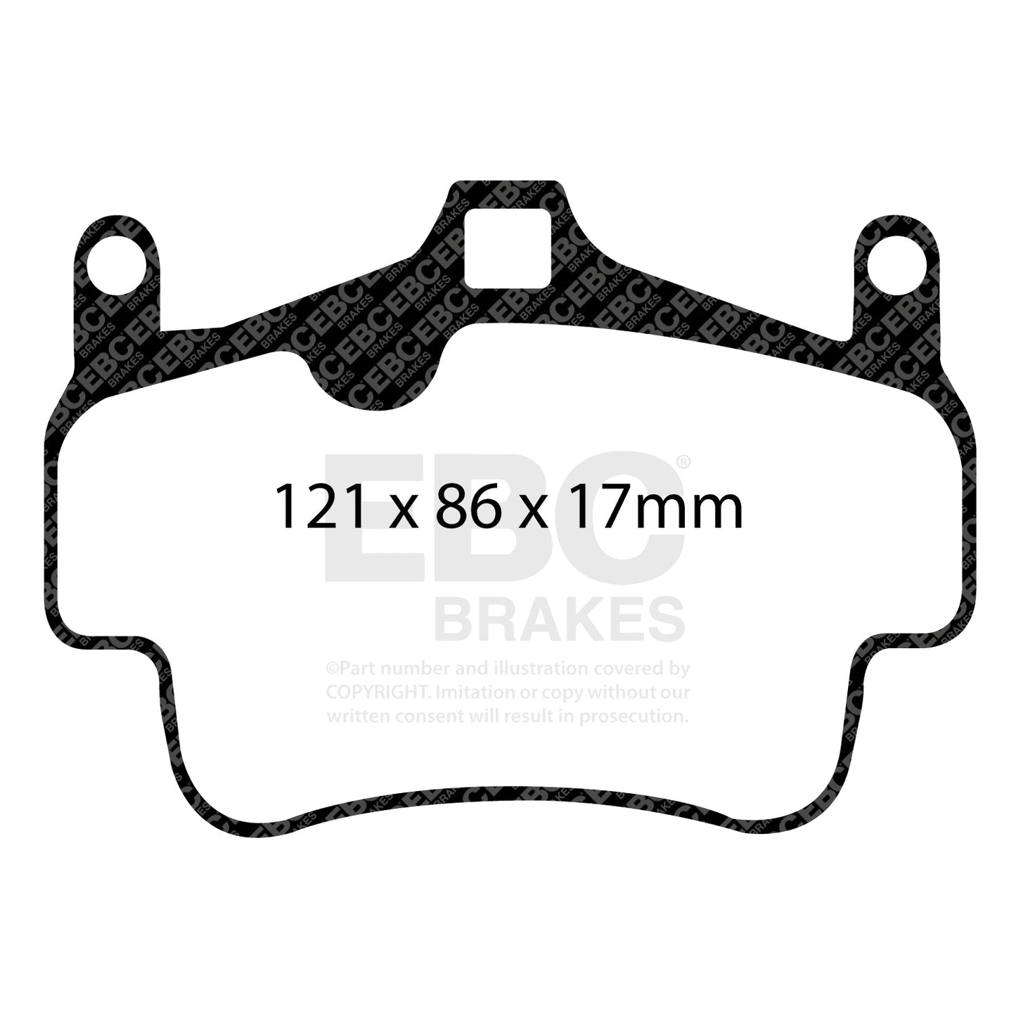EBC Brakes RP1 Racing Pad (DP82029RP1) Front