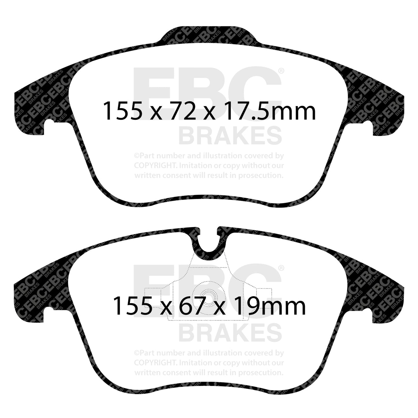 EBC Brakes Pad and Disc Kit (PD06KF185)