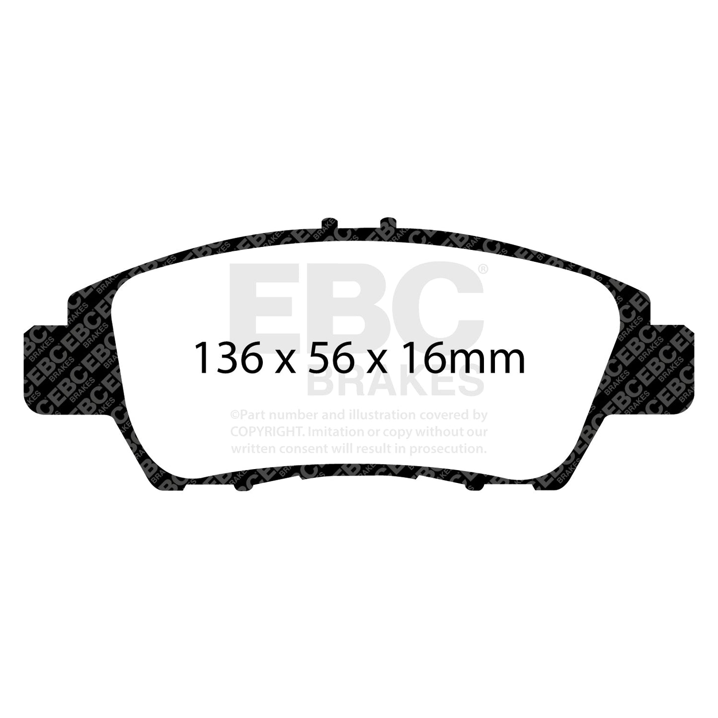 EBC Brakes Pad and Disc Full vehicle Kit (PD40K870)