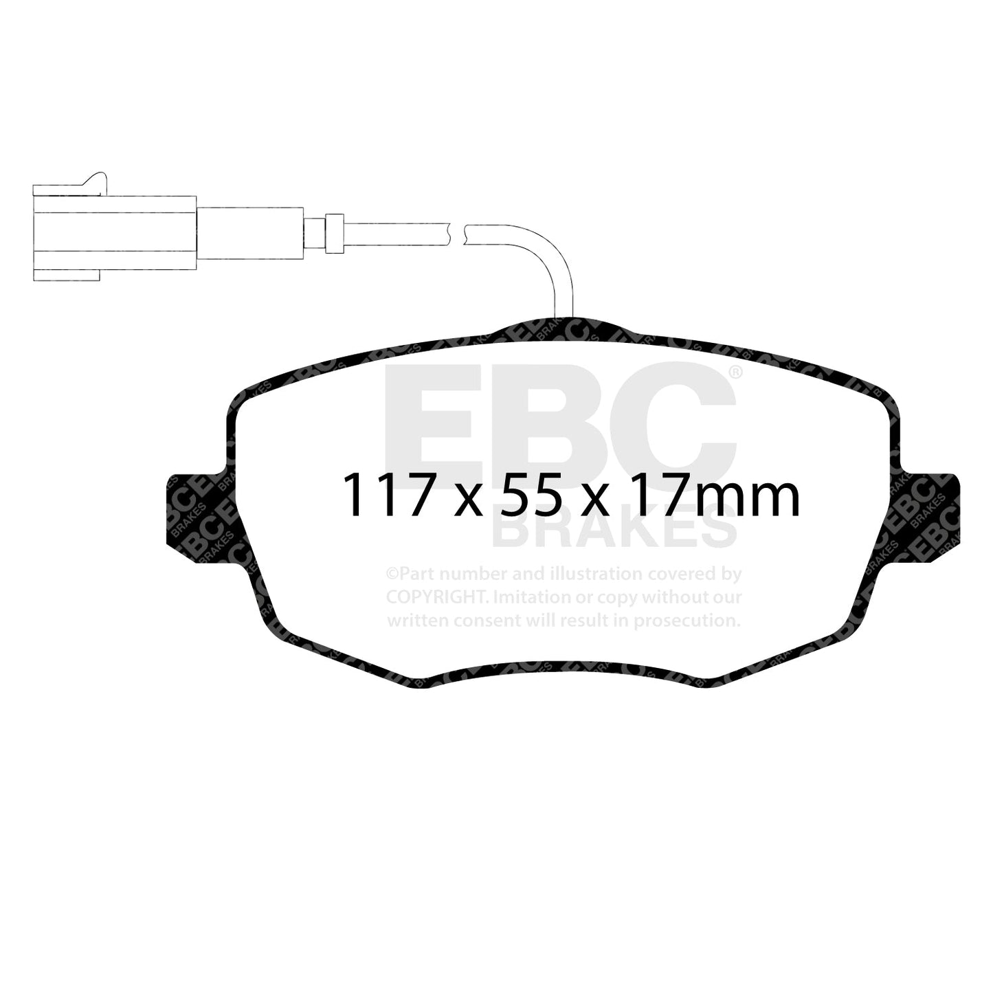 EBC Brakes Pad and Disc Kit (PDKF1057)