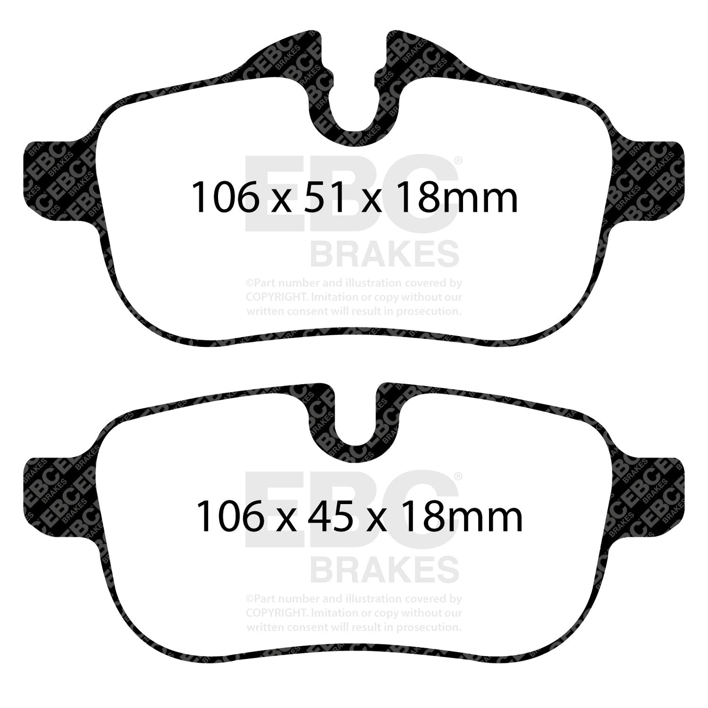 EBC Brakes Pad and Disc Full vehicle Kit (PD40K437)