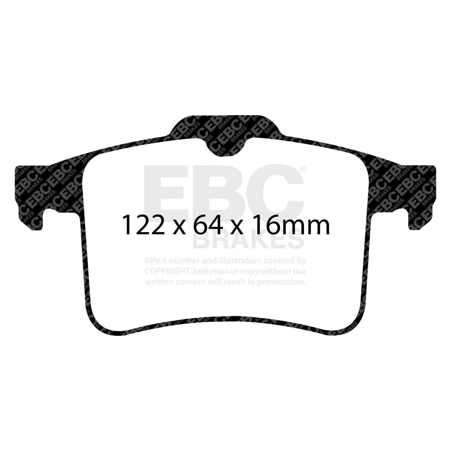 EBC Redstuff 3000 Series Sport Brake Pad Set (DP32059C)