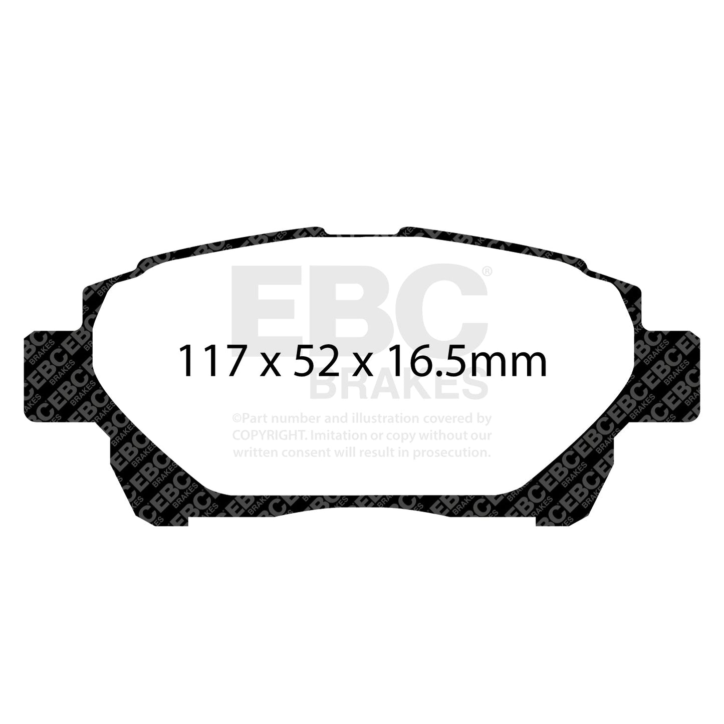 EBC Brakes Pad and Disc Full vehicle Kit (PD40K1855)