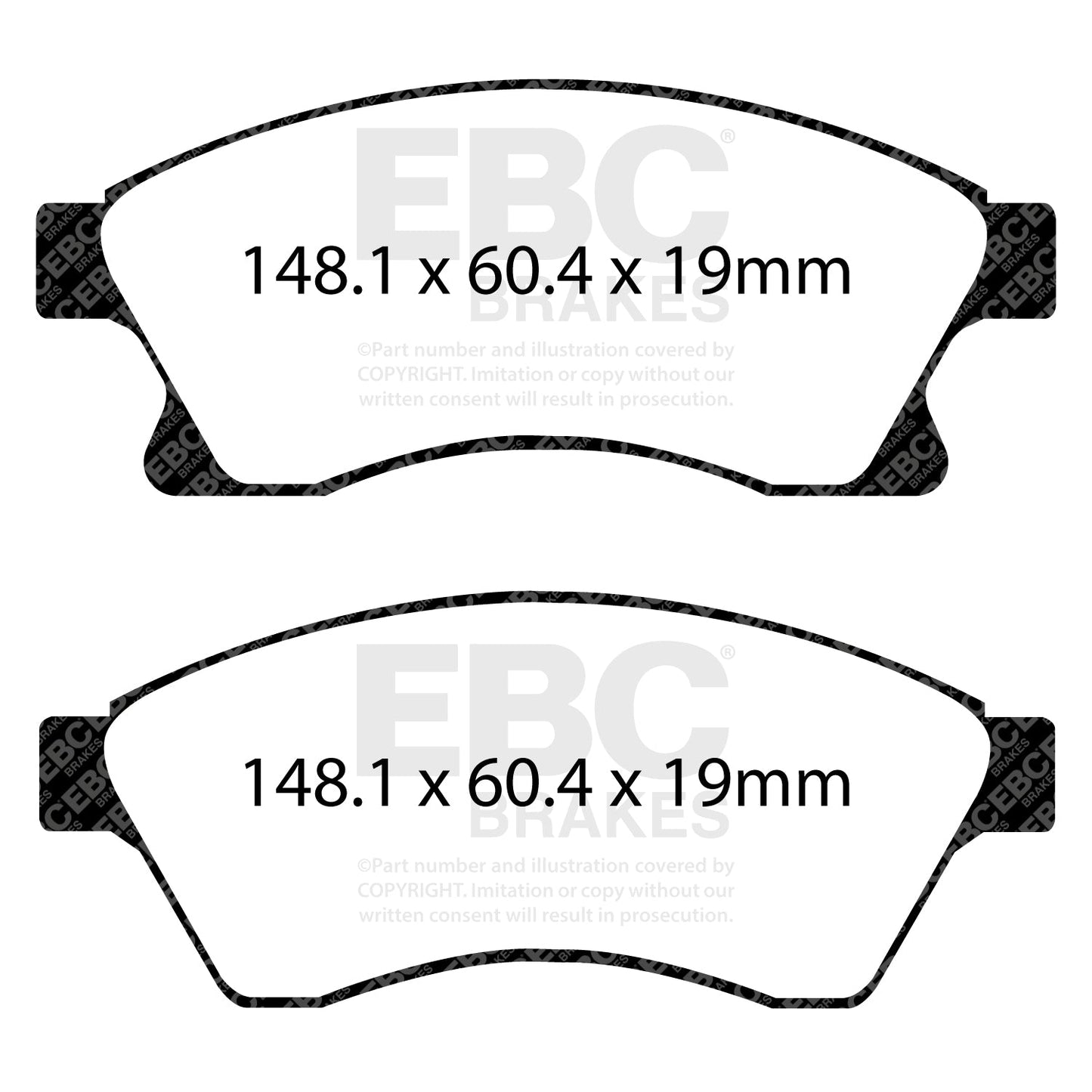 EBC Brakes Pad and Disc Kit (PD03KF282)