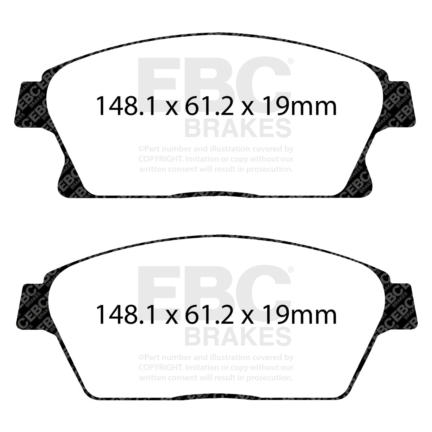EBC Brakes Pad  and  Disc Kit (PD01KF298)