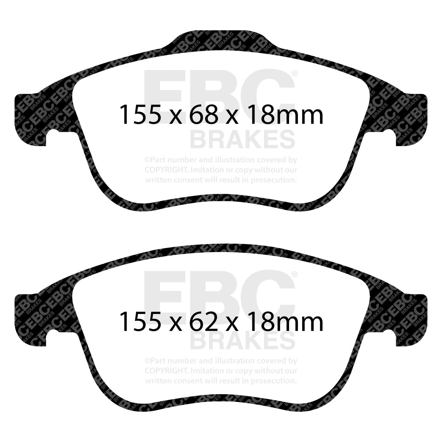 EBC Brakes Pad and Disc Kit (PD13KF815)