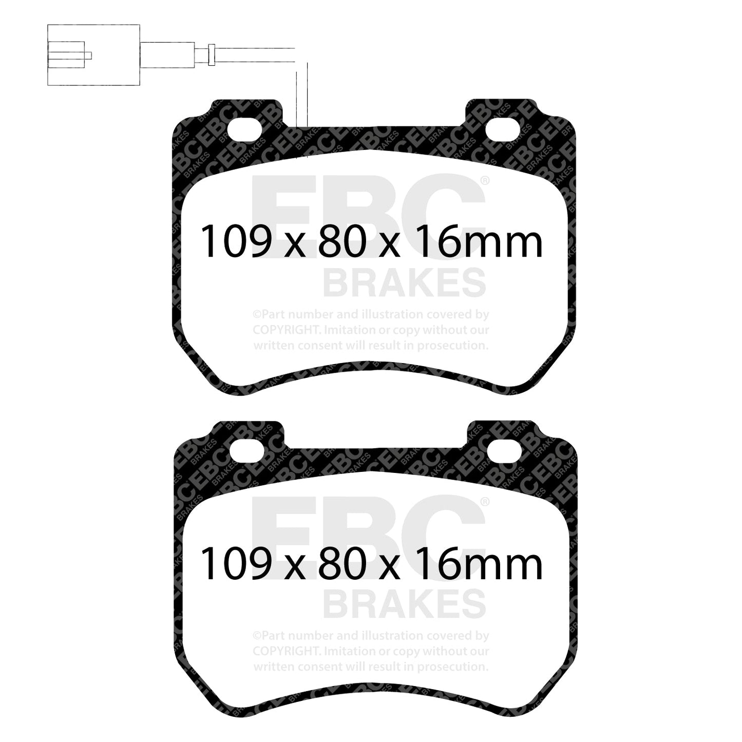 EBC Brakes Pad and Disc Kit (PD06KF021)