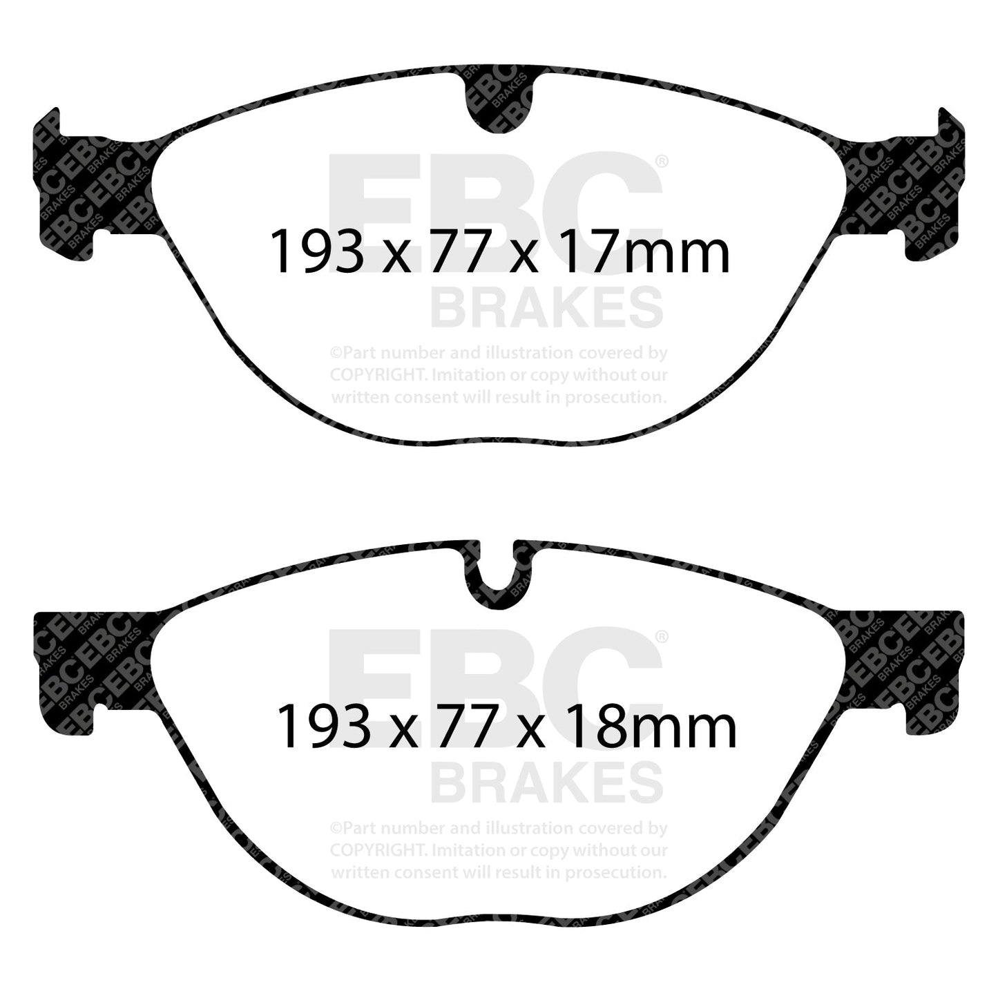 EBC Brakes Pad  and  Disc Kit (PD02KF261)