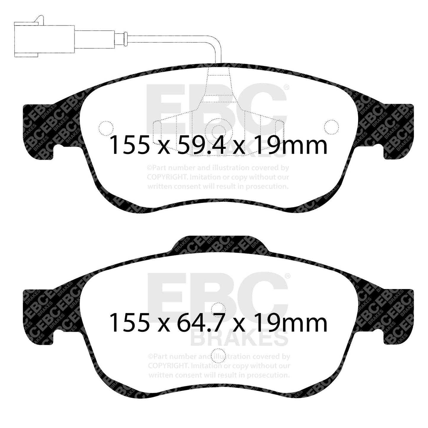 EBC Brakes Pad and Disc Kit (PD03KF1441)