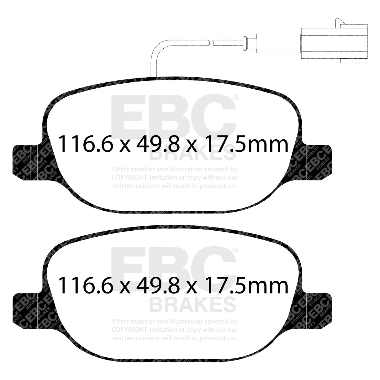 EBC Brakes Pad and Disc Kit (PD11KR602)