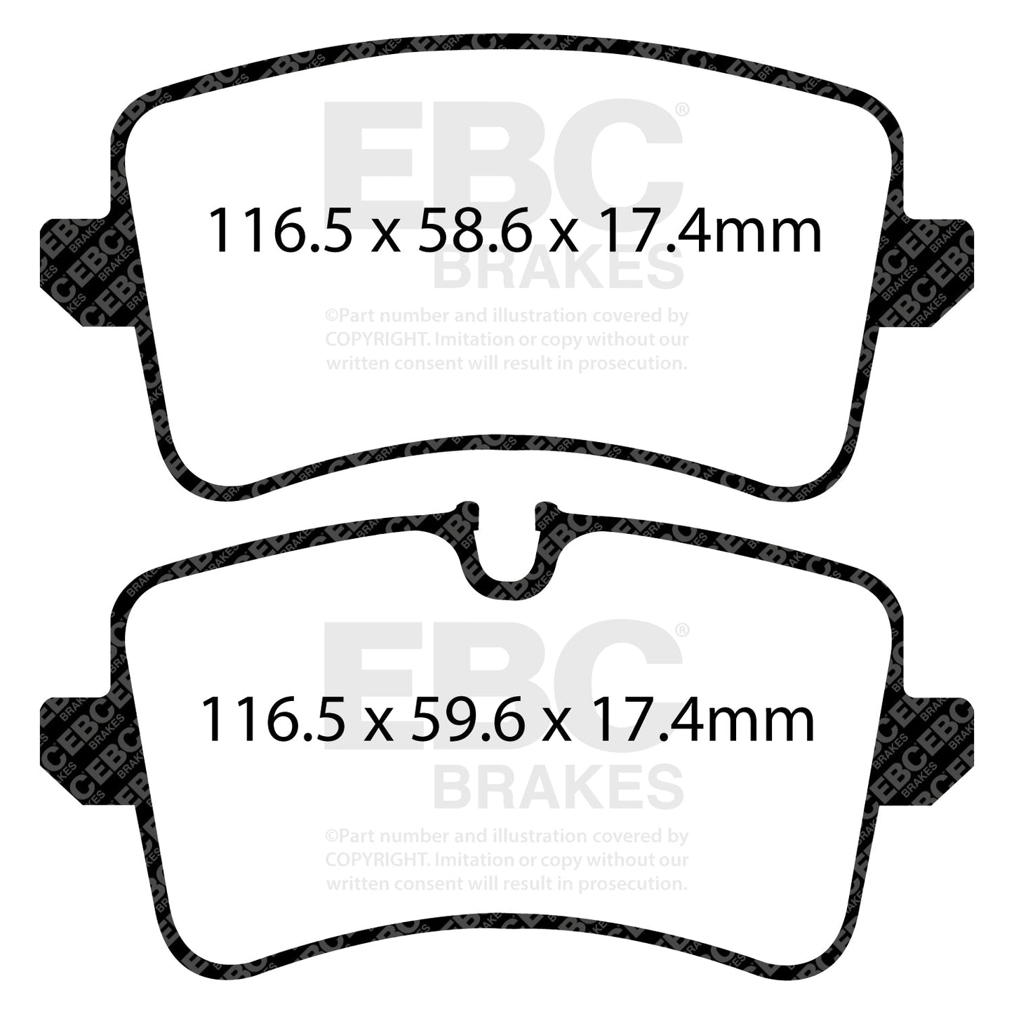 EBC Brakes Pad and Disc Kit (PD04KR604)