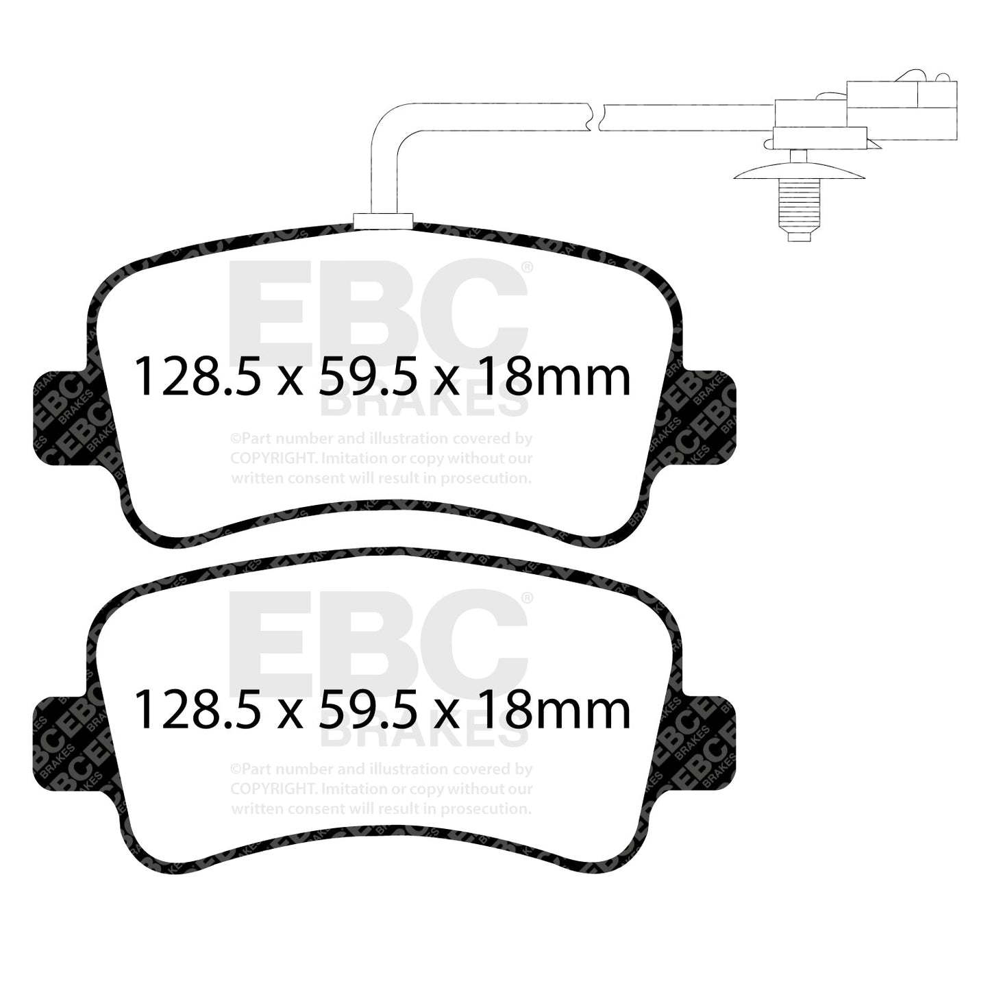 EBC Brakes Pad and Disc Kit (PDKR684)