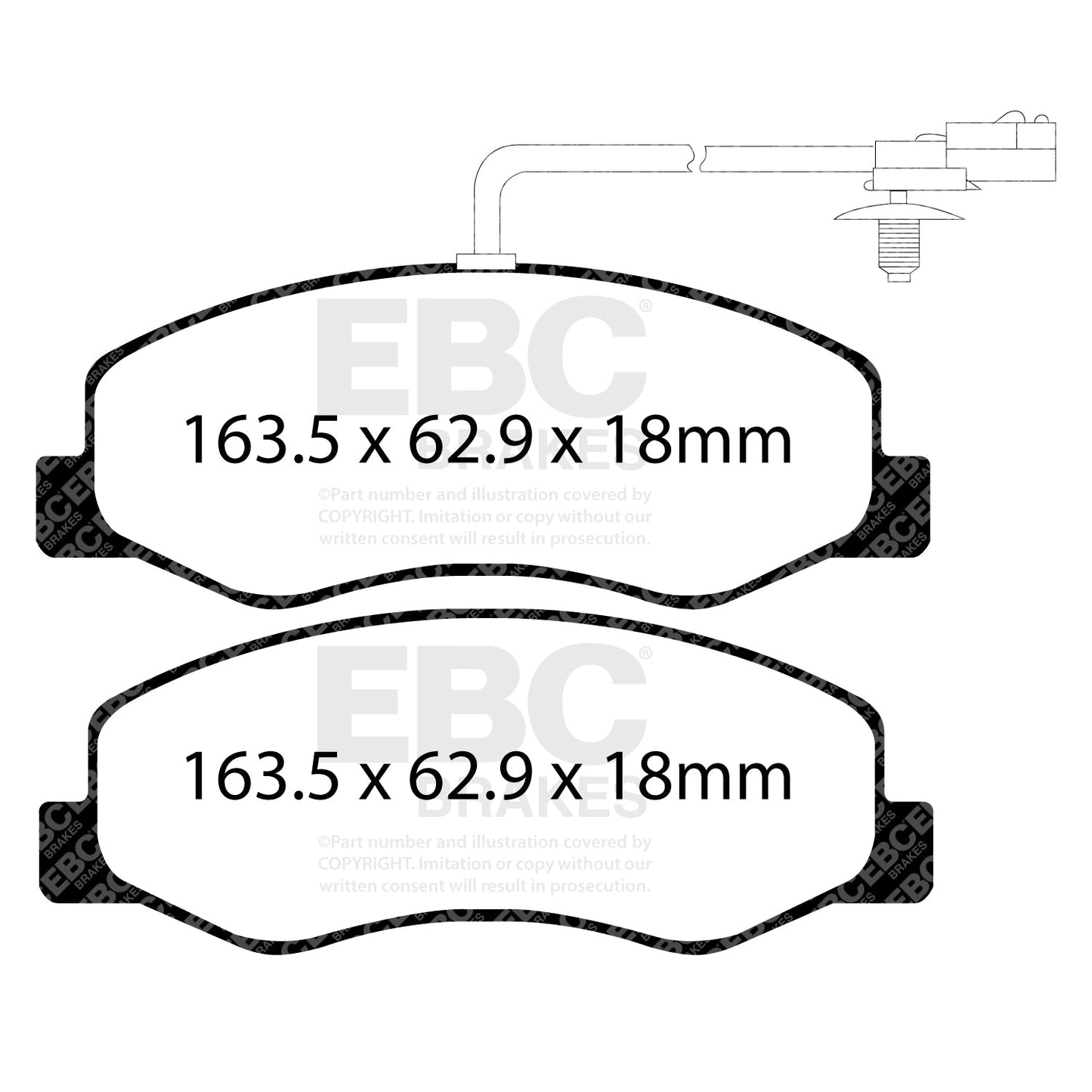 EBC Brakes Pad and Disc Kit (PDKR686)