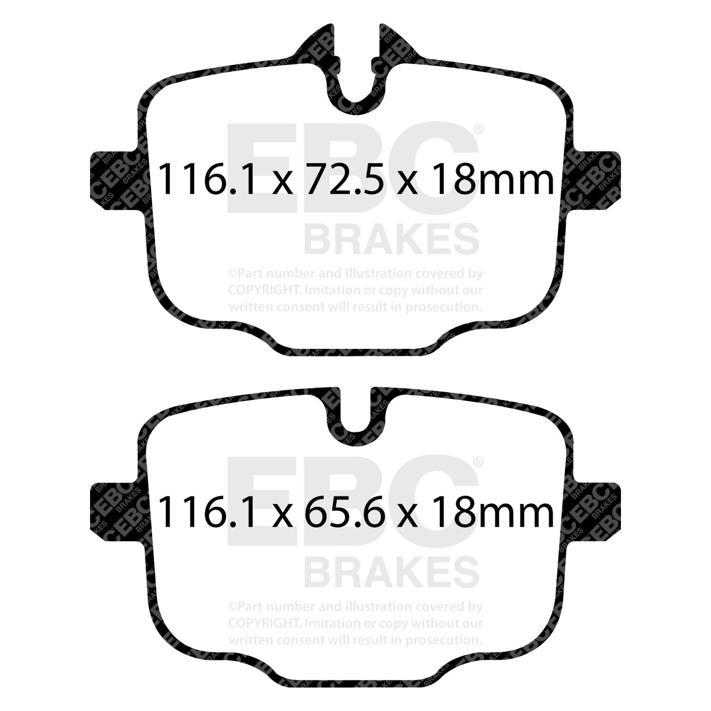 EBC Brakes Pad and Disc Kit (PD07KR236)