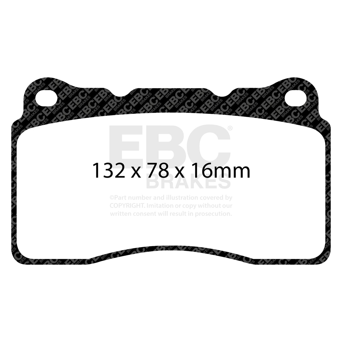 EBC Brakes Racing Pad and 2-Piece Fully-Floating Disc Kit (P2DK007B)