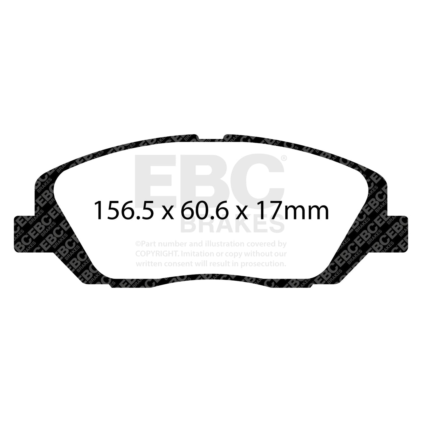 EBC Ultimax OE Replacement Brake Pad Set (DPX2100)