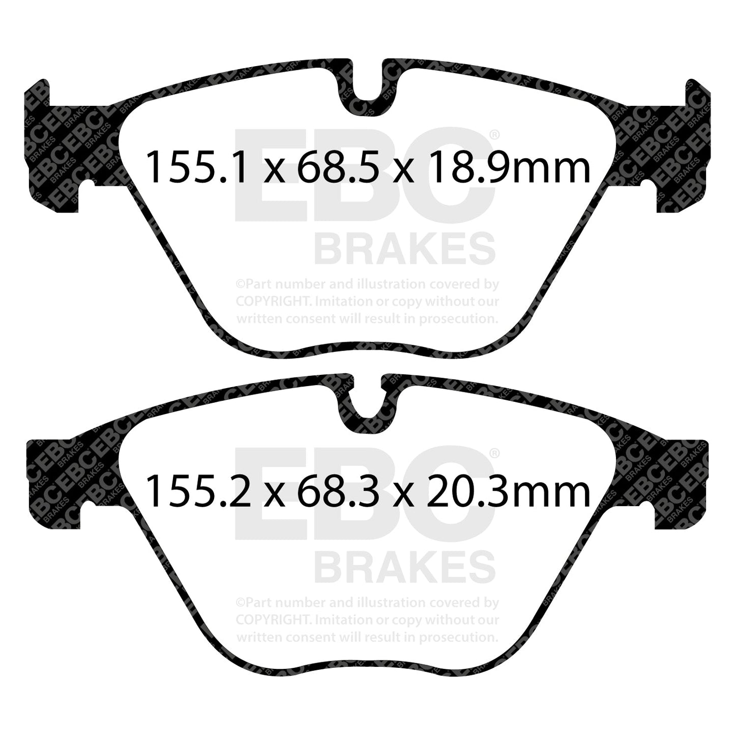 EBC Brakes Pad and Disc Full vehicle Kit (PD40K2333)