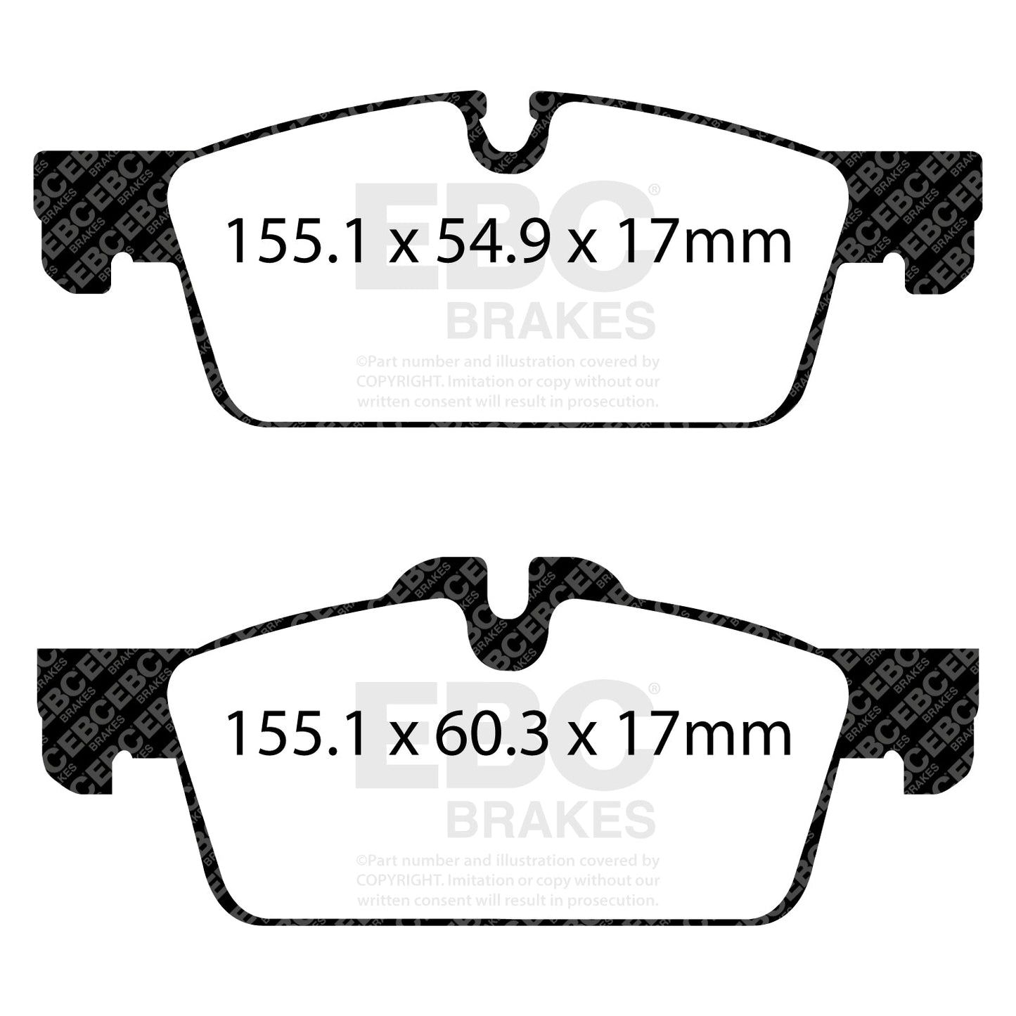 EBC Ultimax OE Replacement Brake Pad Set (DPX2106)