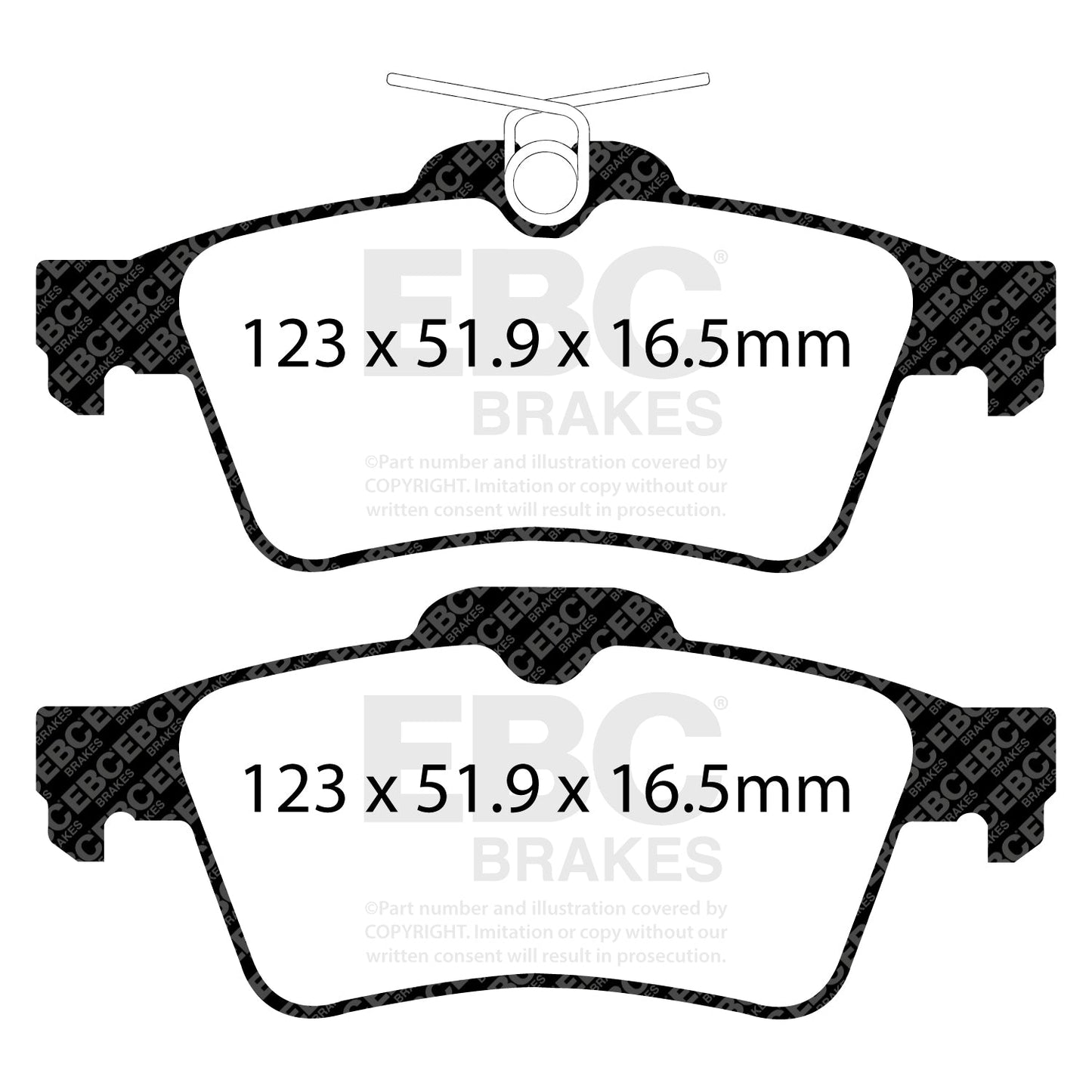 EBC Brakes Pad and Disc Kit (PDKR726)