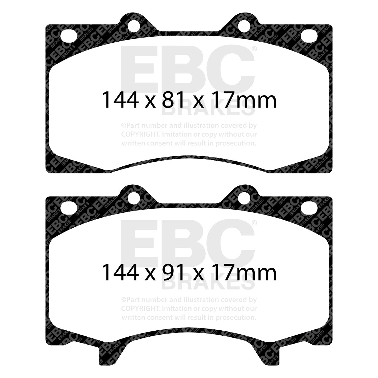 EBC Brakes Pad and Disc Kit (PD03KF1450)