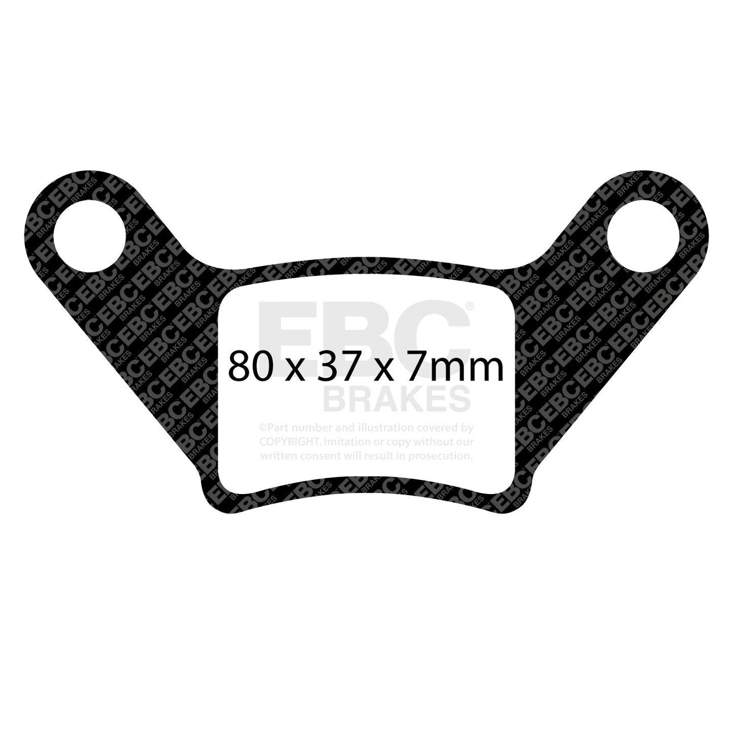 EBC Ultimax OE Replacement Brake Pad Set (DPX2129)