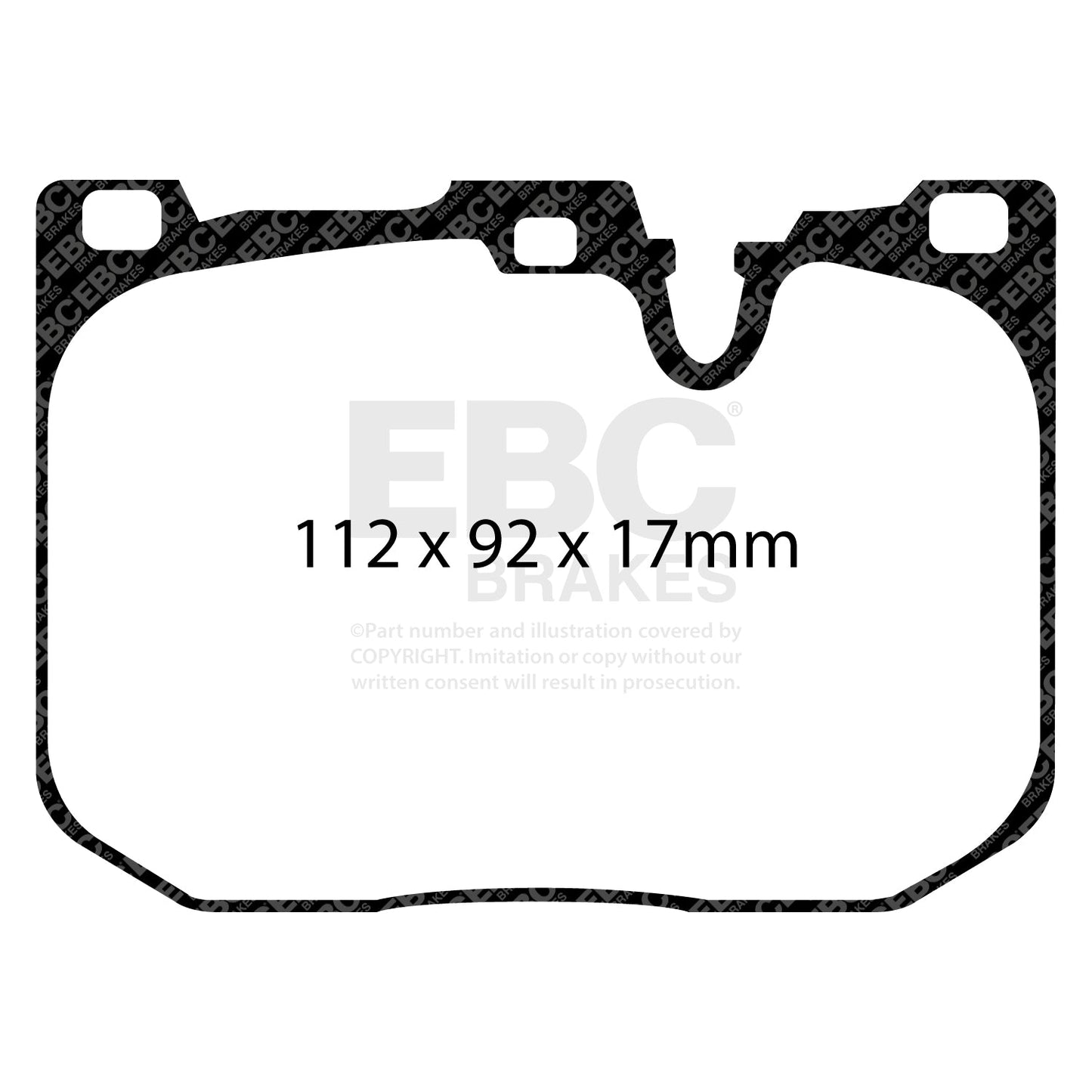 EBC Brakes Racing Pad and 2-Piece Fully-Floating Disc Kit (P2DK014RP1)
