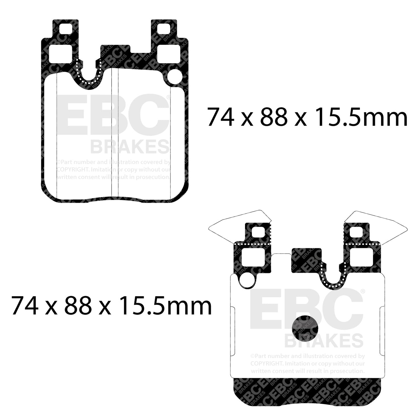 EBC Brakes Pad and Disc Kit (PDKR1028)