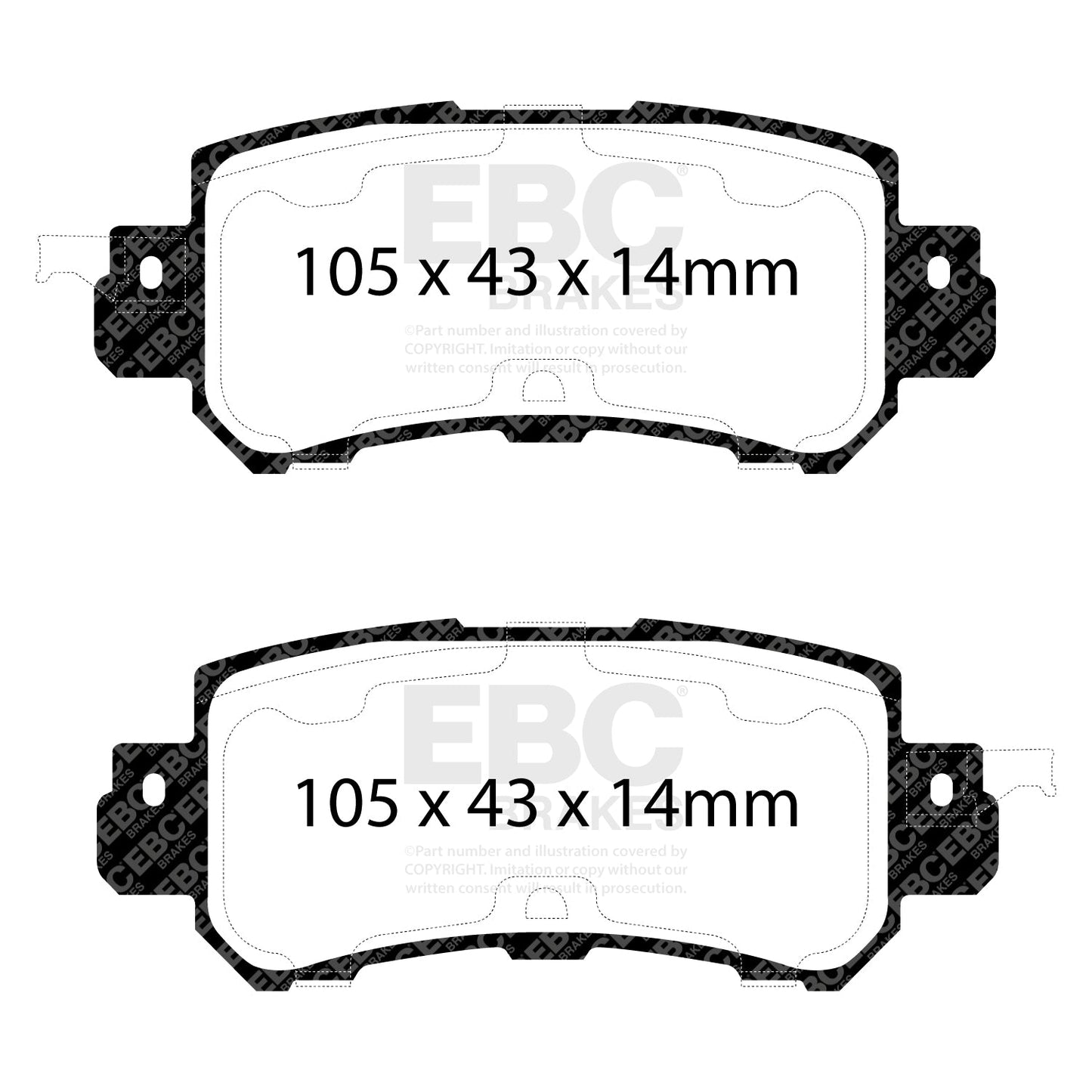 EBC Brakes Pad and Disc Kit (PD08KR411)