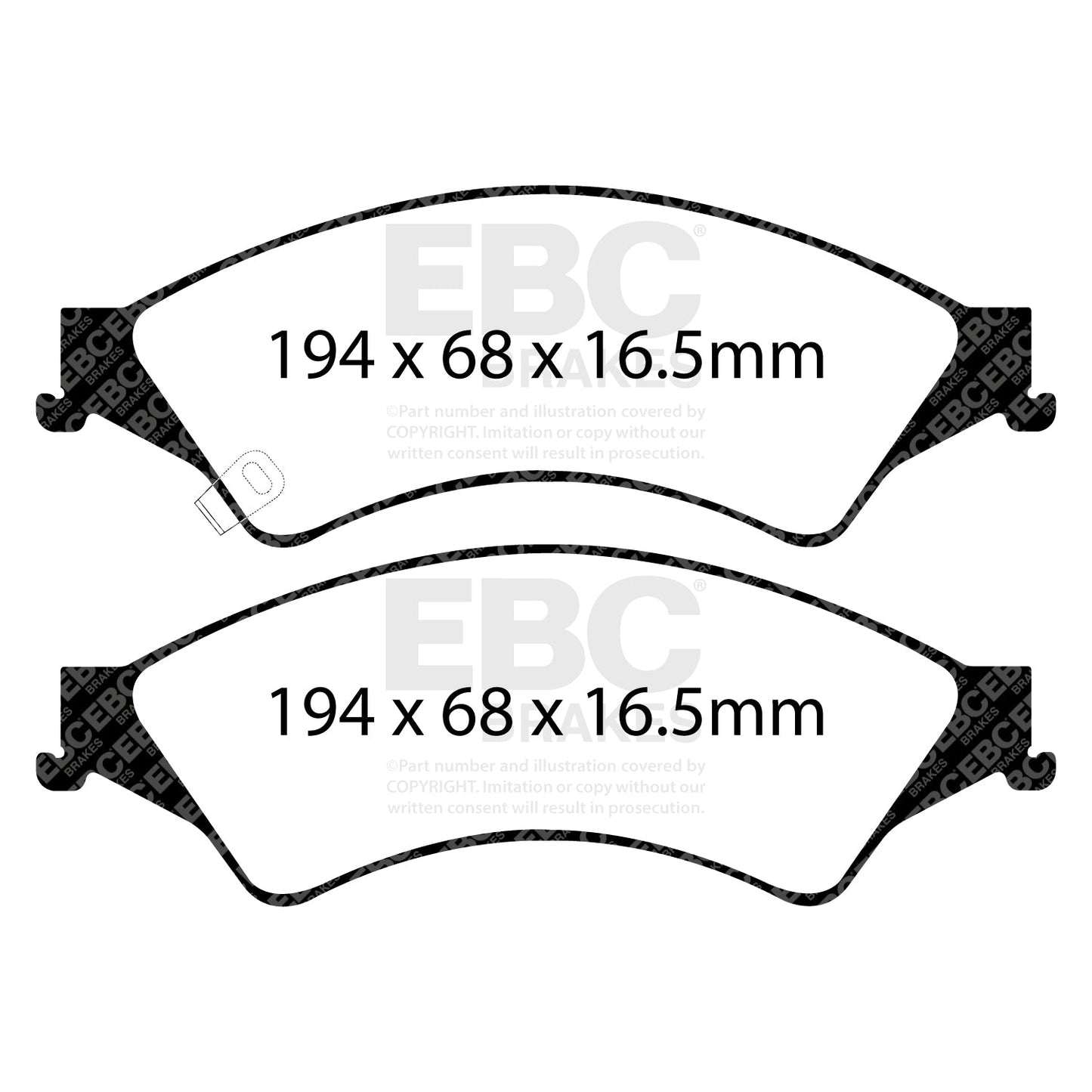 EBC Brakes Pad and Disc Kit (PD03KF1457)
