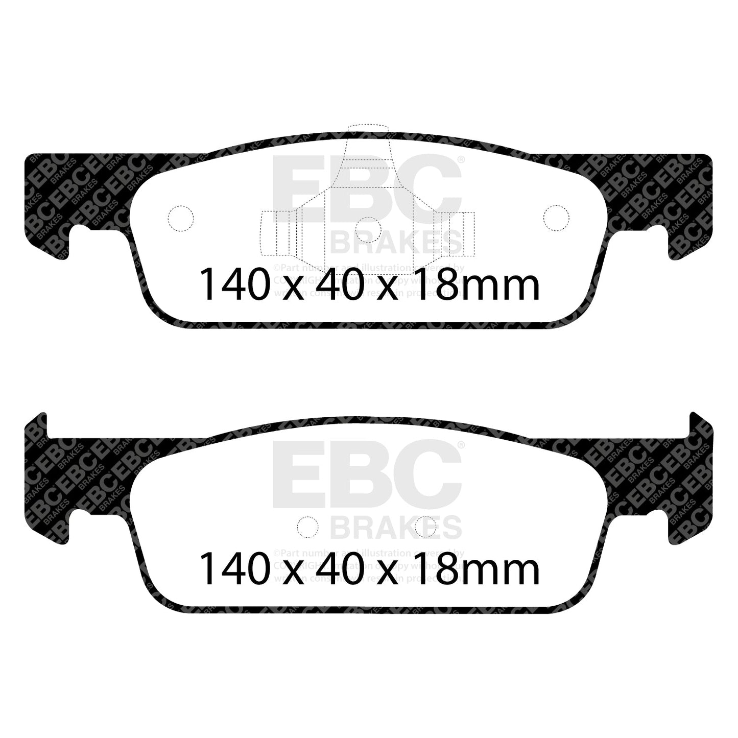 EBC Brakes Pad and Disc Kit (PD03KF1460)