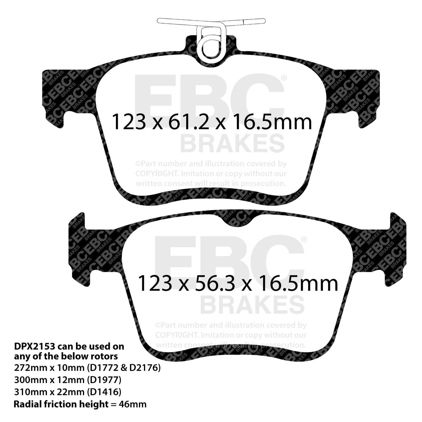 EBC Brakes Pad and Disc Kit (PD06KR405)