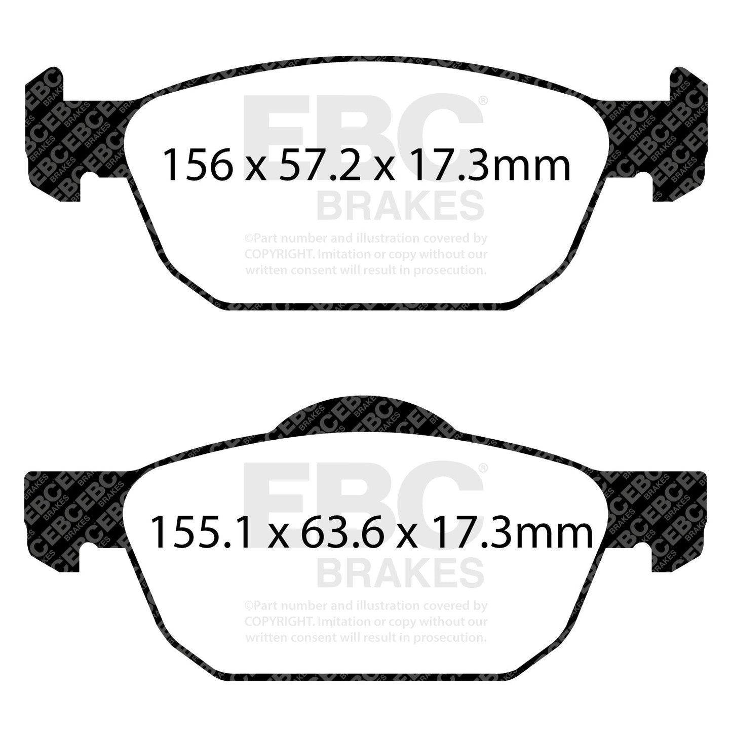 EBC Brakes Pad and Disc Kit (PD06KF725)