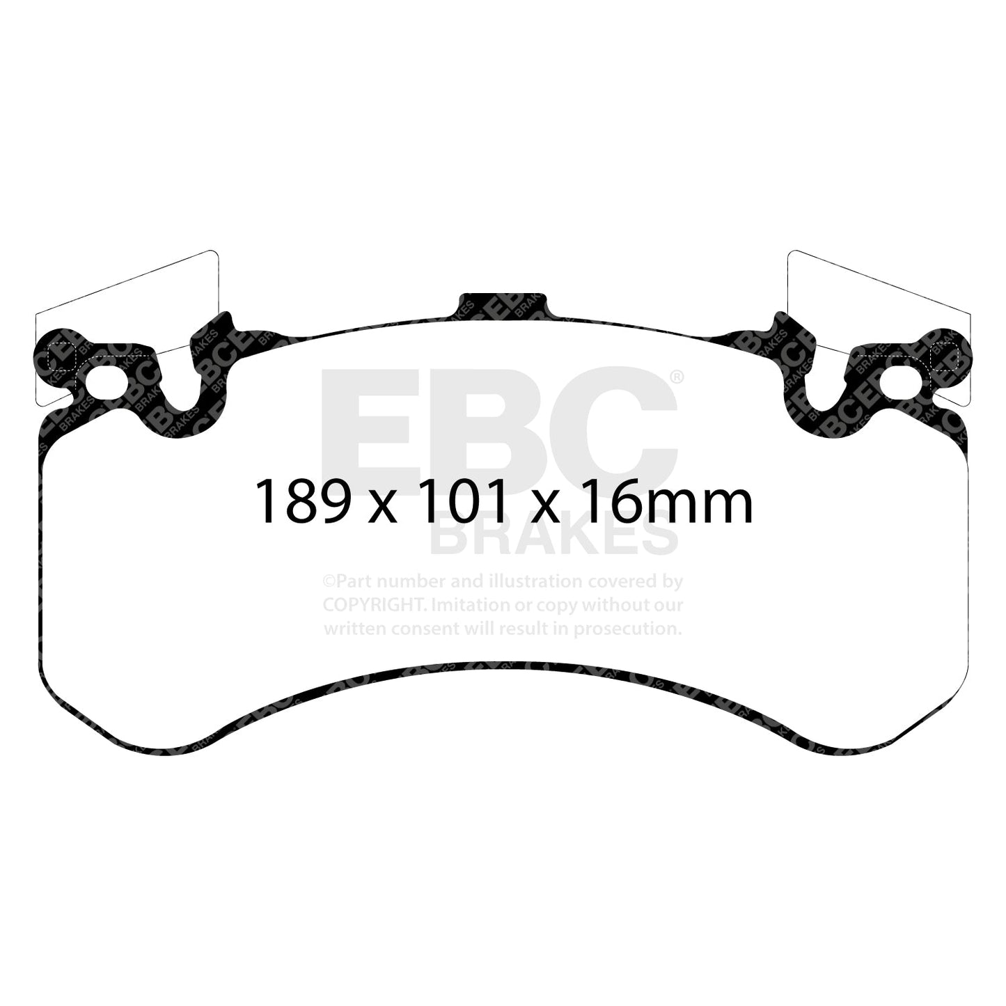EBC Performance Pack Pad & Line Kit with Yellowstuff Pads (PLK1909)
