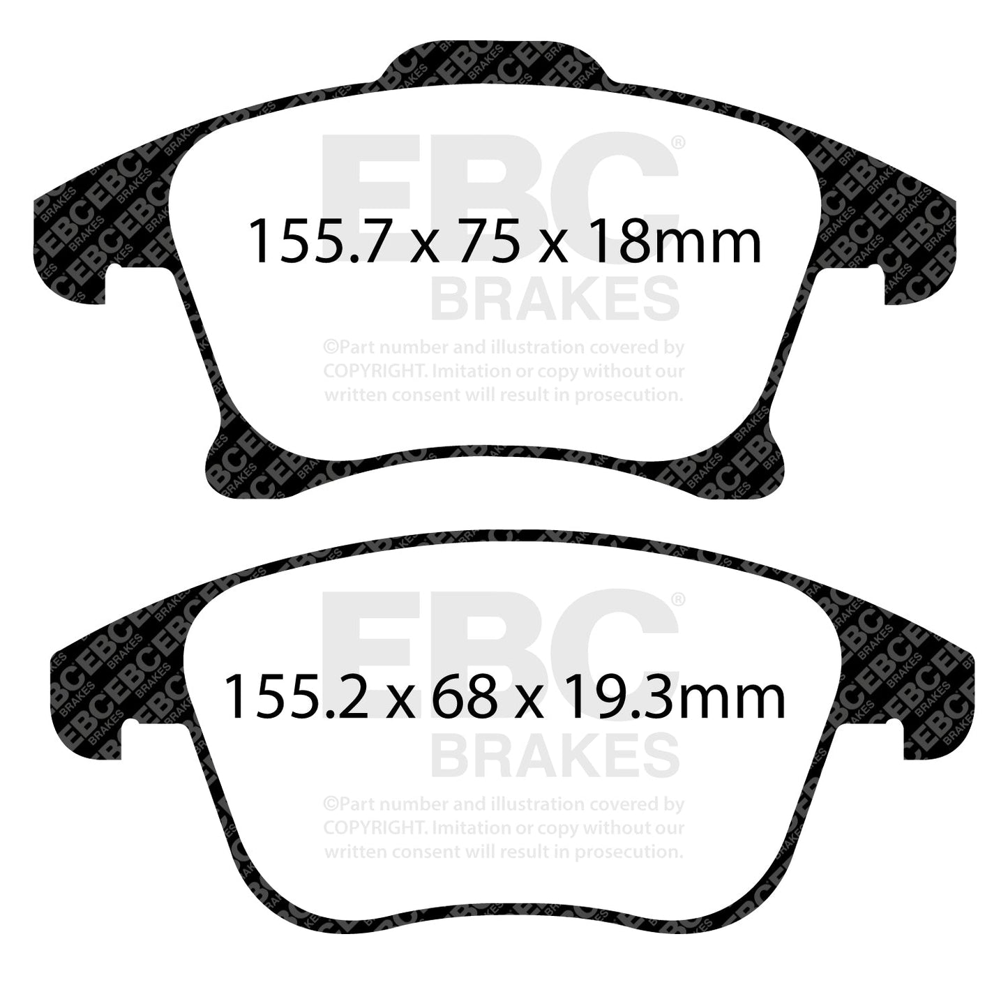 EBC Brakes Pad  and  Disc Kit (PD01KF1690)